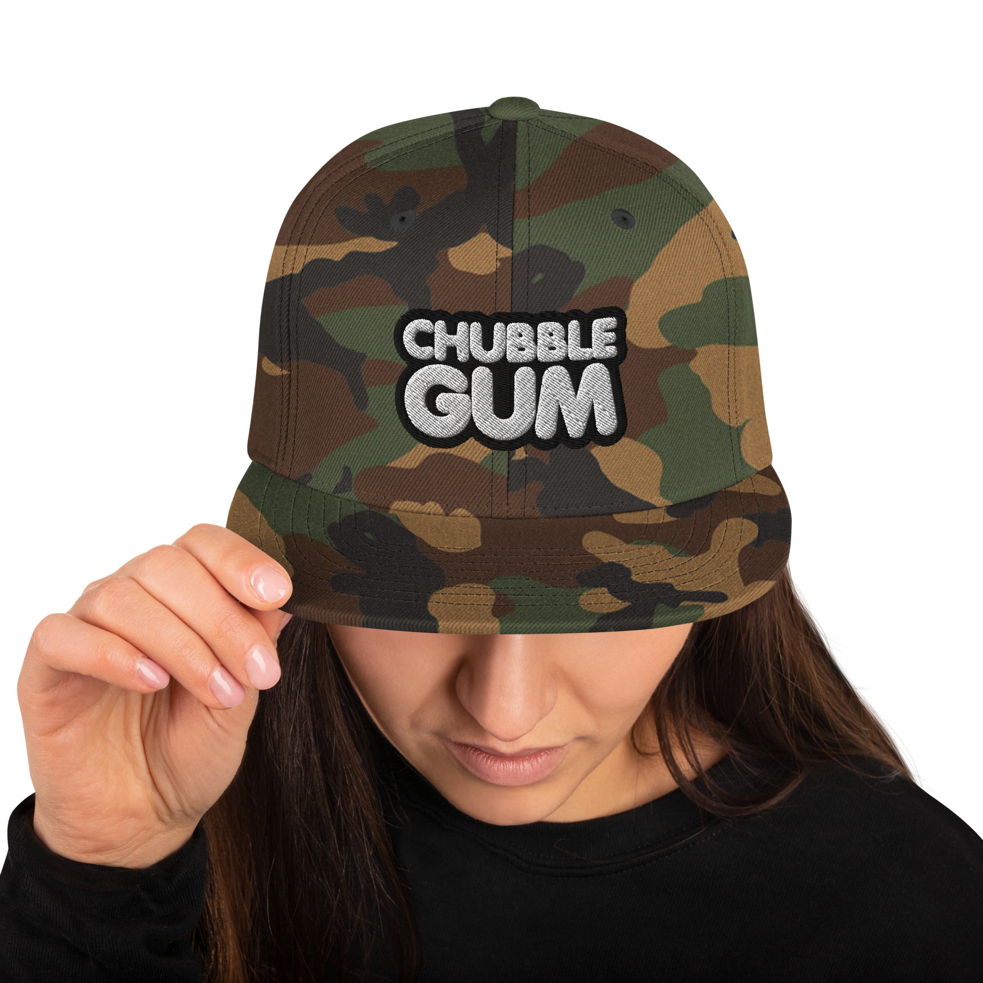 STACKED - Snapback Hat - ChubbleGumLLC