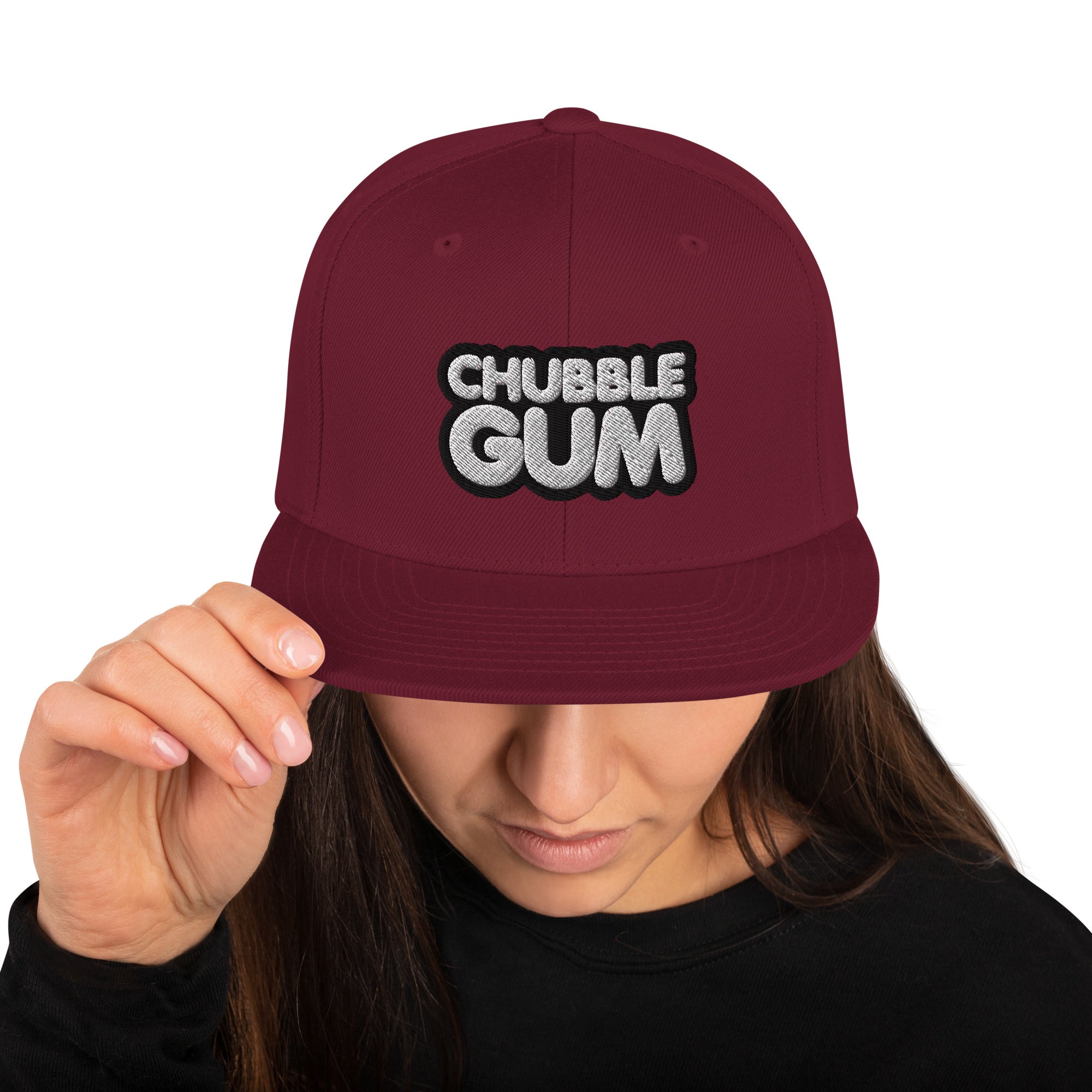STACKED - Snapback Hat - ChubbleGumLLC