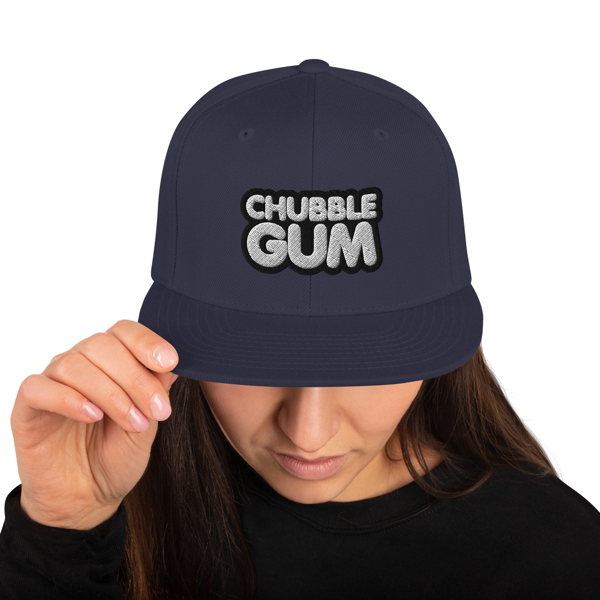 STACKED - Snapback Hat - ChubbleGumLLC