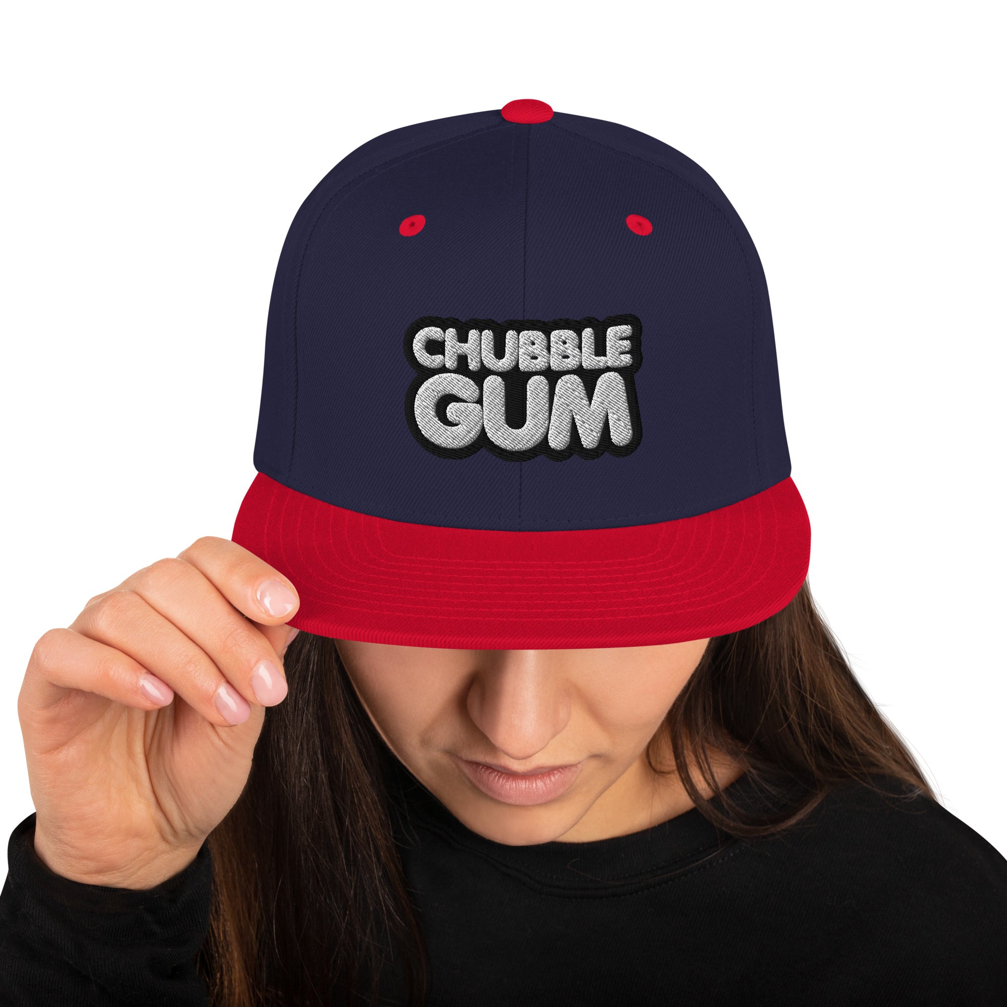 STACKED - Snapback Hat - ChubbleGumLLC