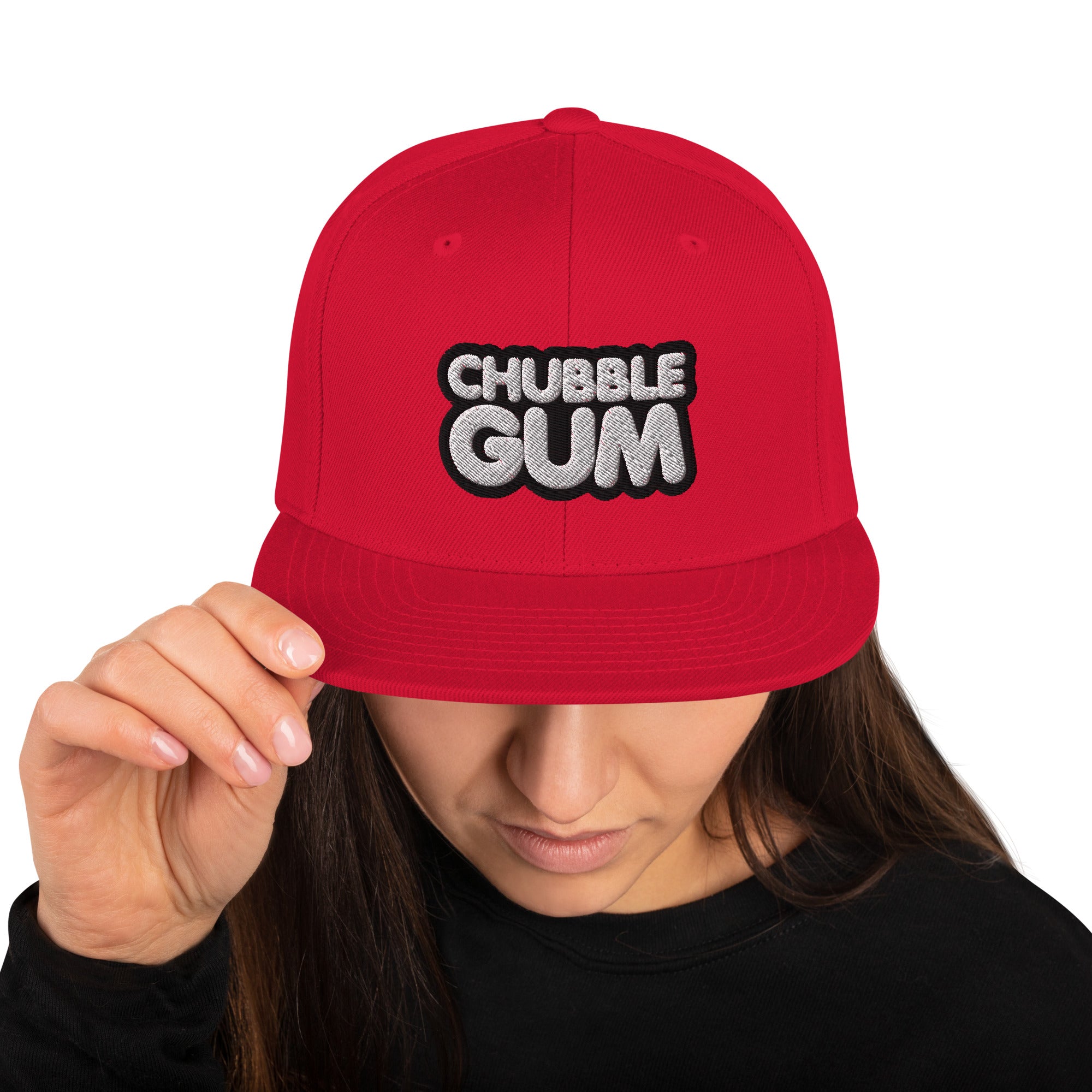 STACKED - Snapback Hat - ChubbleGumLLC