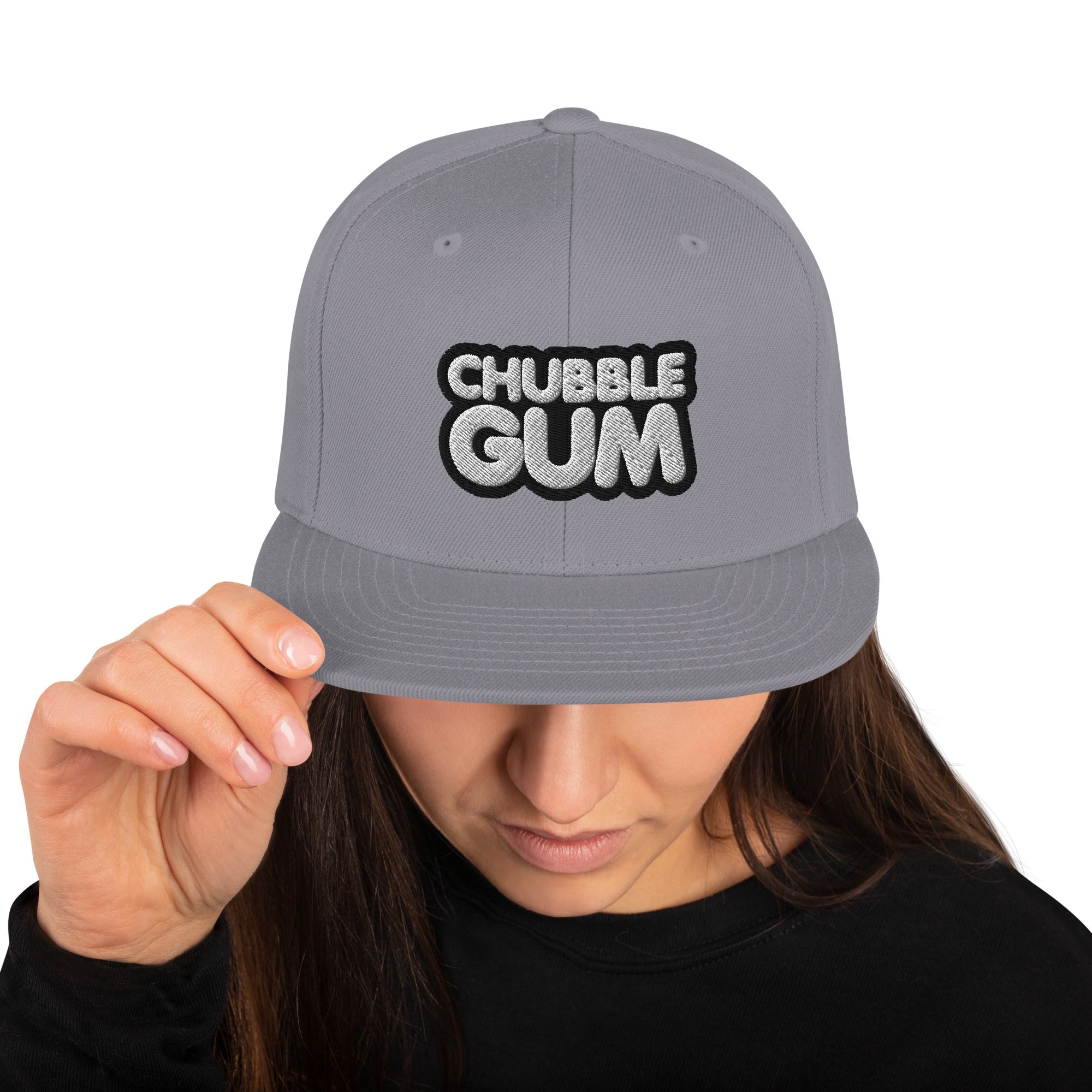 STACKED - Snapback Hat - ChubbleGumLLC