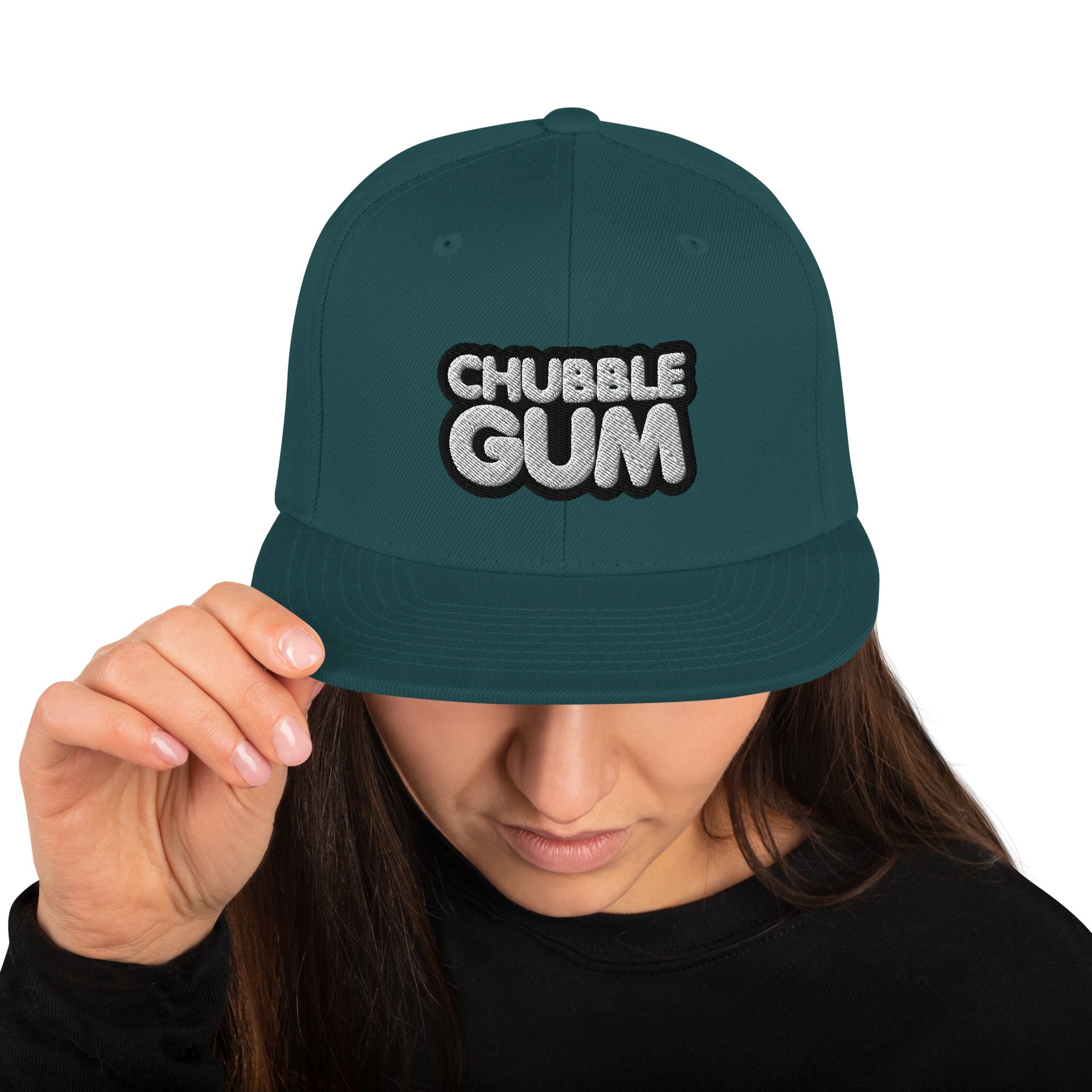 STACKED - Snapback Hat - ChubbleGumLLC