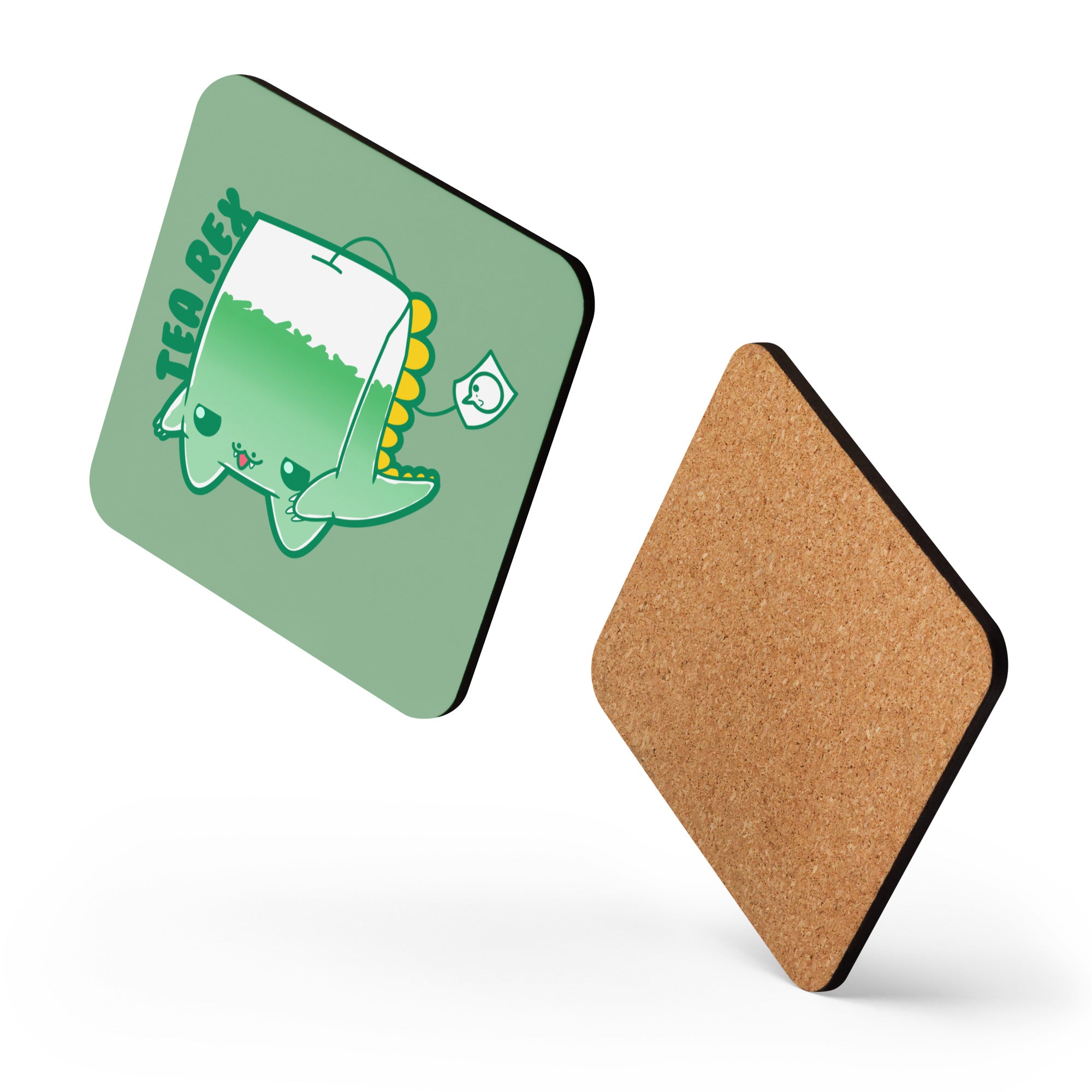 TEA REX - Coaster - ChubbleGumLLC