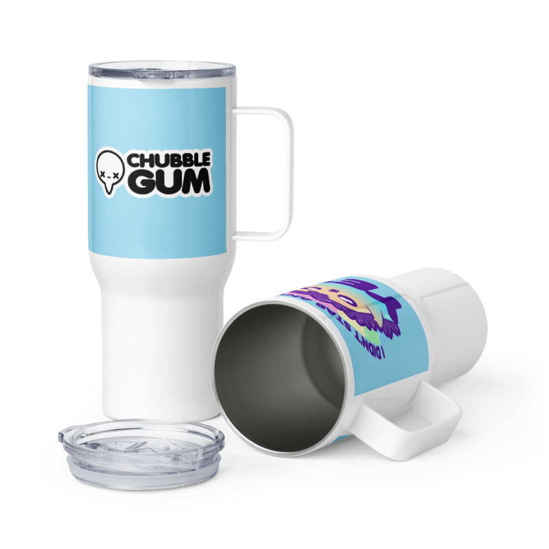 I DIDNT STAB ANYONE TODAY YET - 25 oz Travel Mug - ChubbleGumLLC