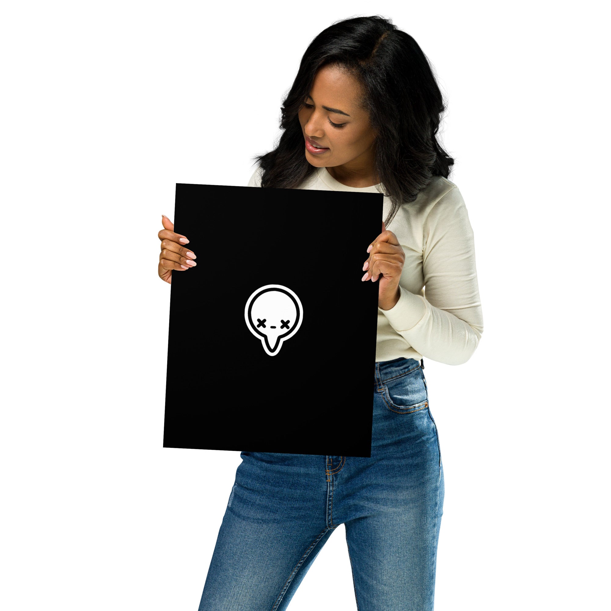 BUBBLE - BLACK - Poster 11 in X 14 in - ChubbleGumLLC