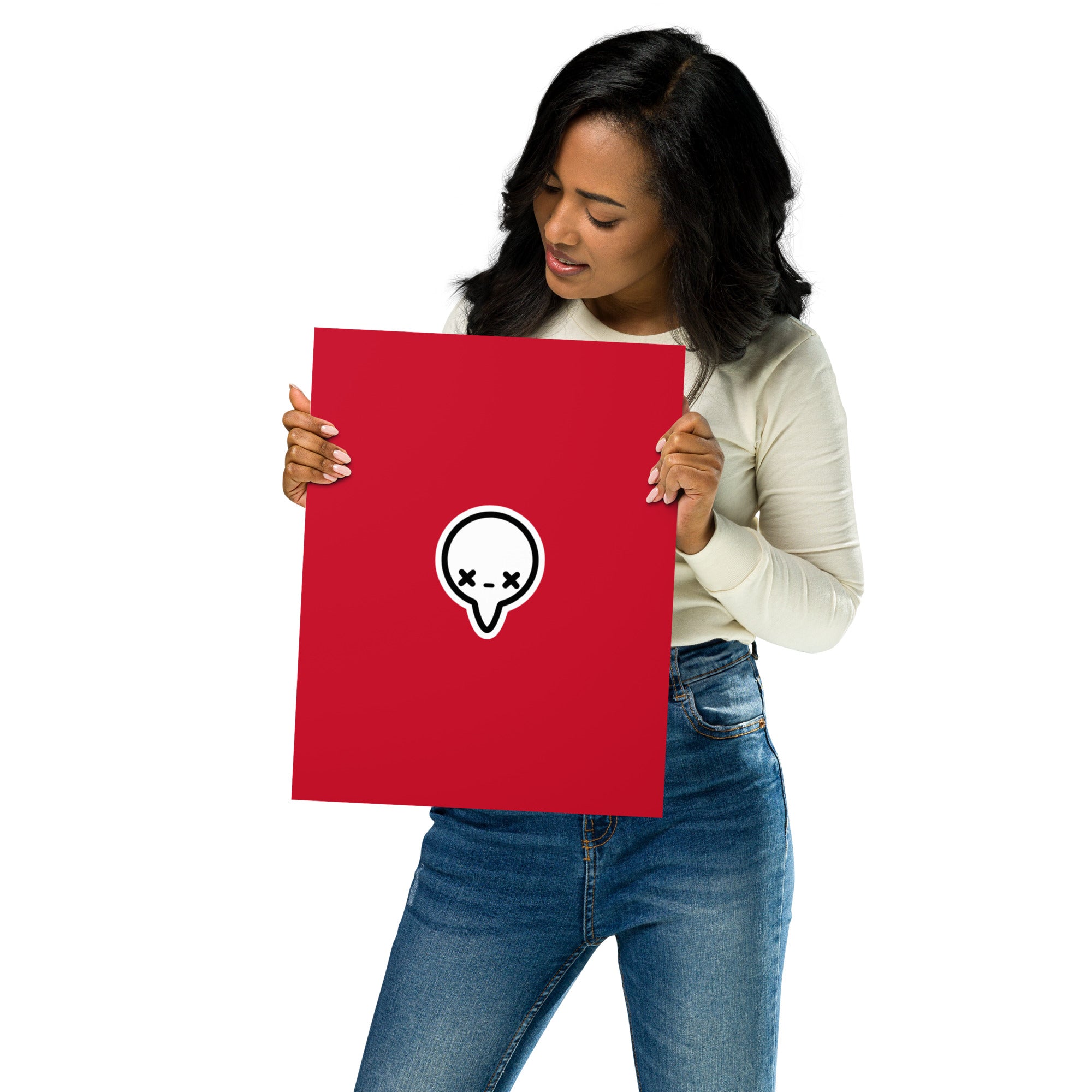 BUBBLE - RED - Poster 11 in X 14 in - ChubbleGumLLC