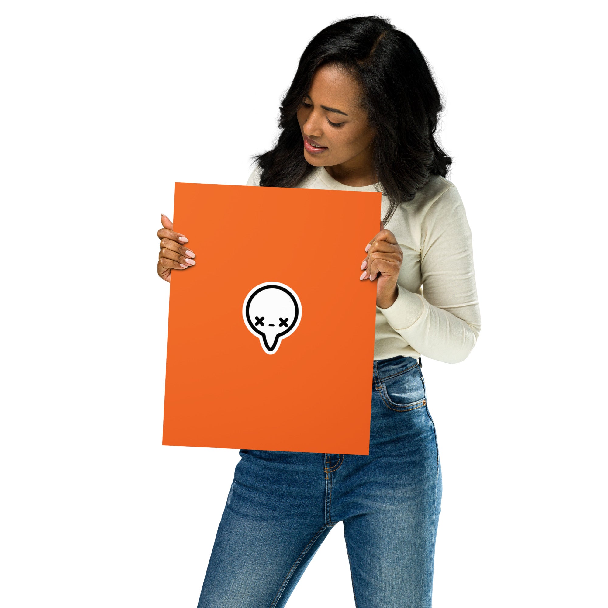 BUBBLE - ORANGE - Poster 11 in X 14 in - ChubbleGumLLC