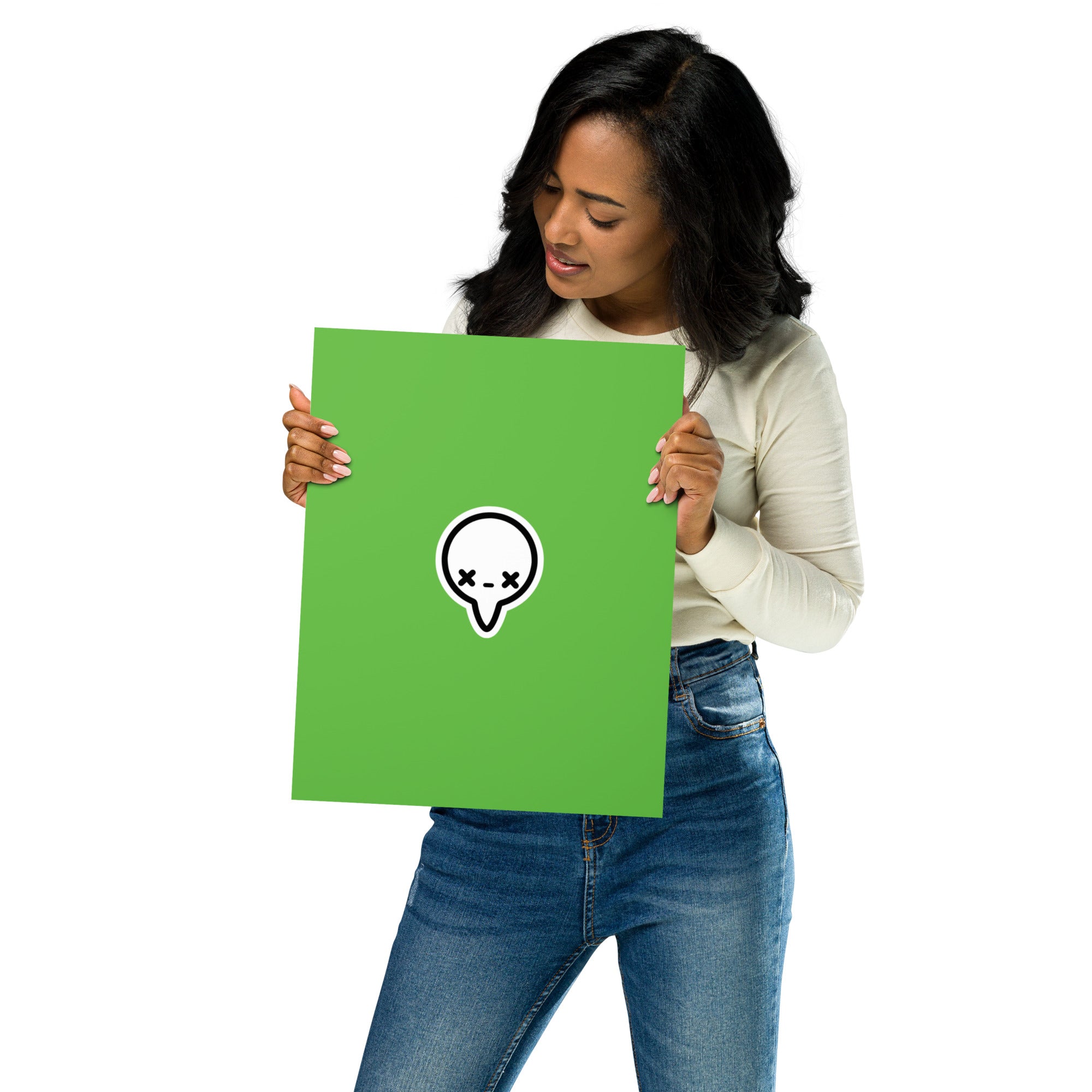 BUBBLE - GREEN - Poster 11 in X 14 in - ChubbleGumLLC