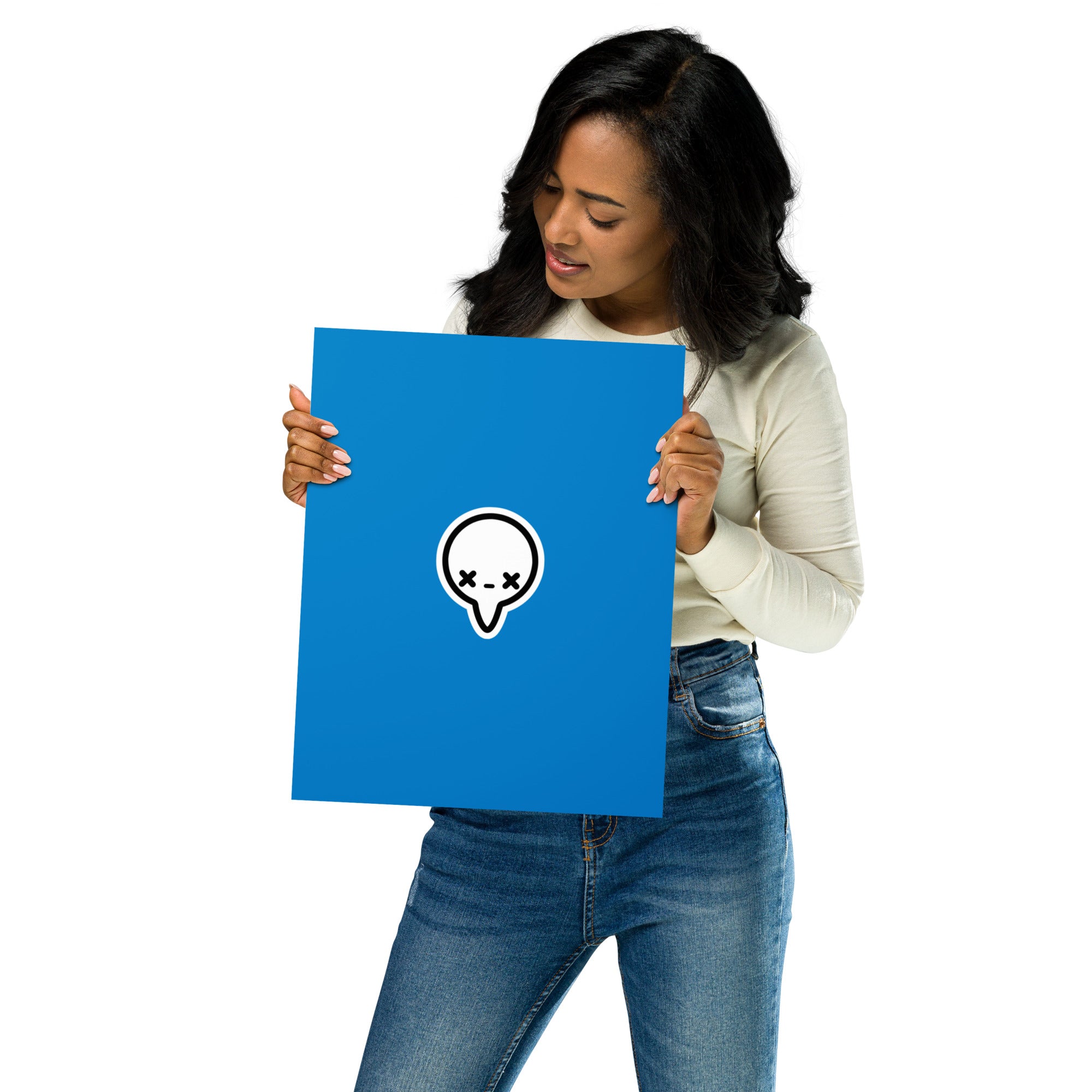 BUBBLE - BLUE - Poster 11 in X 14 in - ChubbleGumLLC