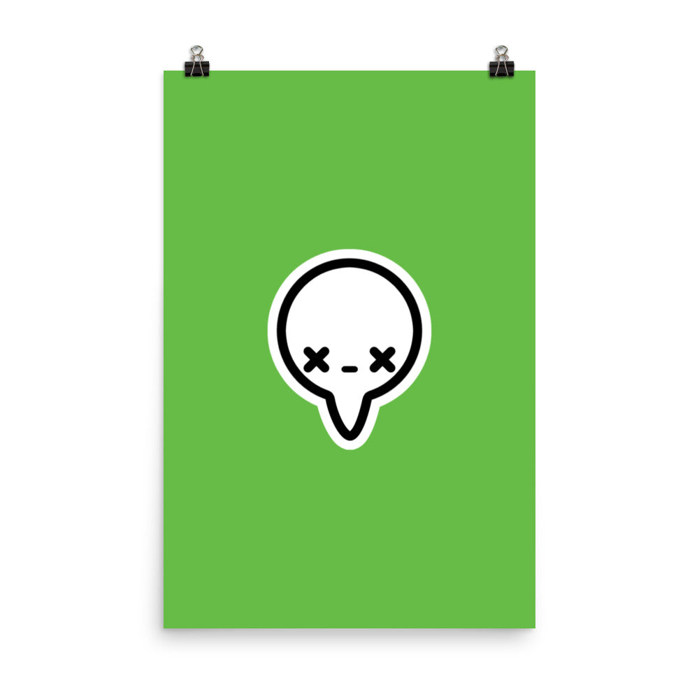 BUBBLE - GREEN - Poster - ChubbleGumLLC