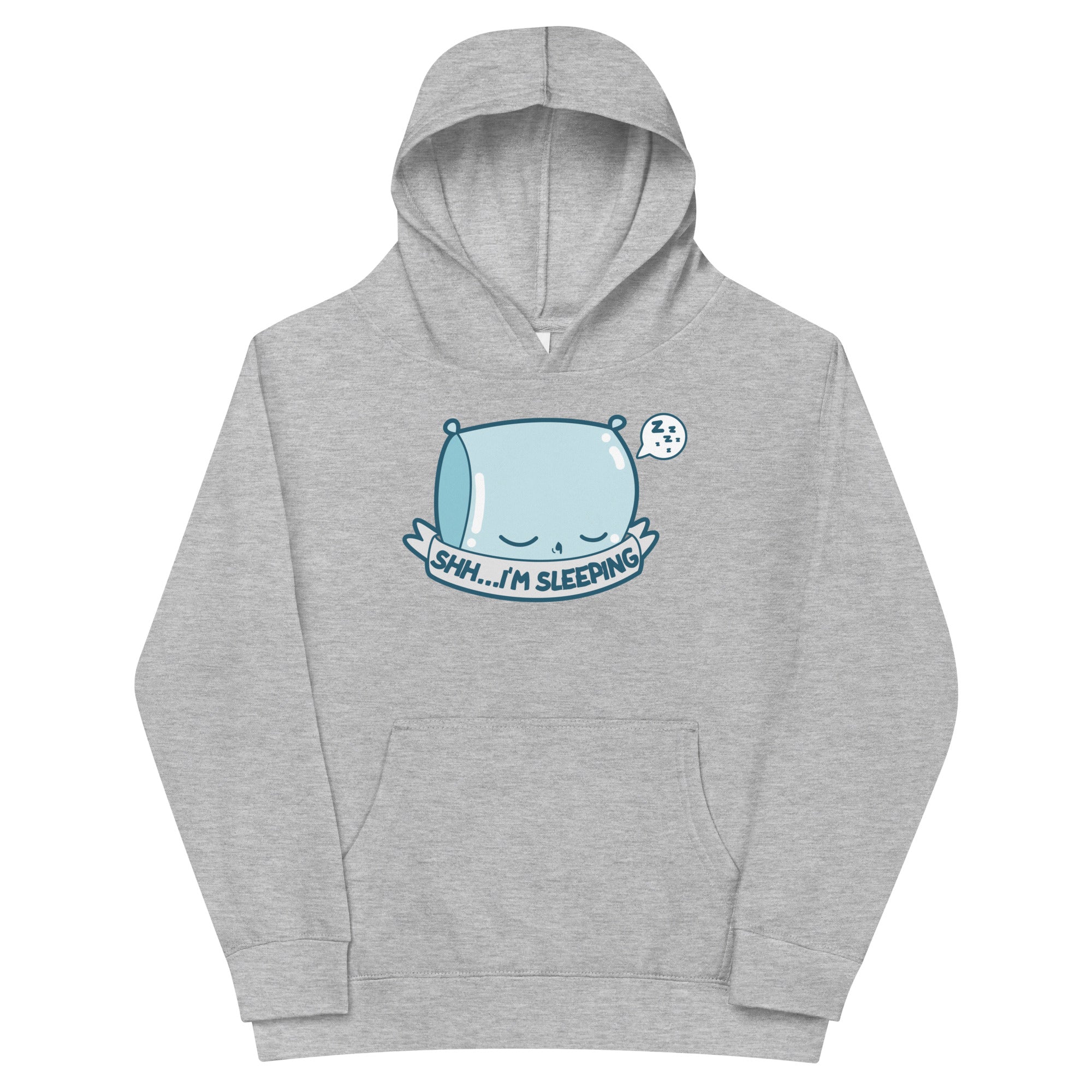 SHH IM SLEEPING - Kids Fleece Hoodie - ChubbleGumLLC