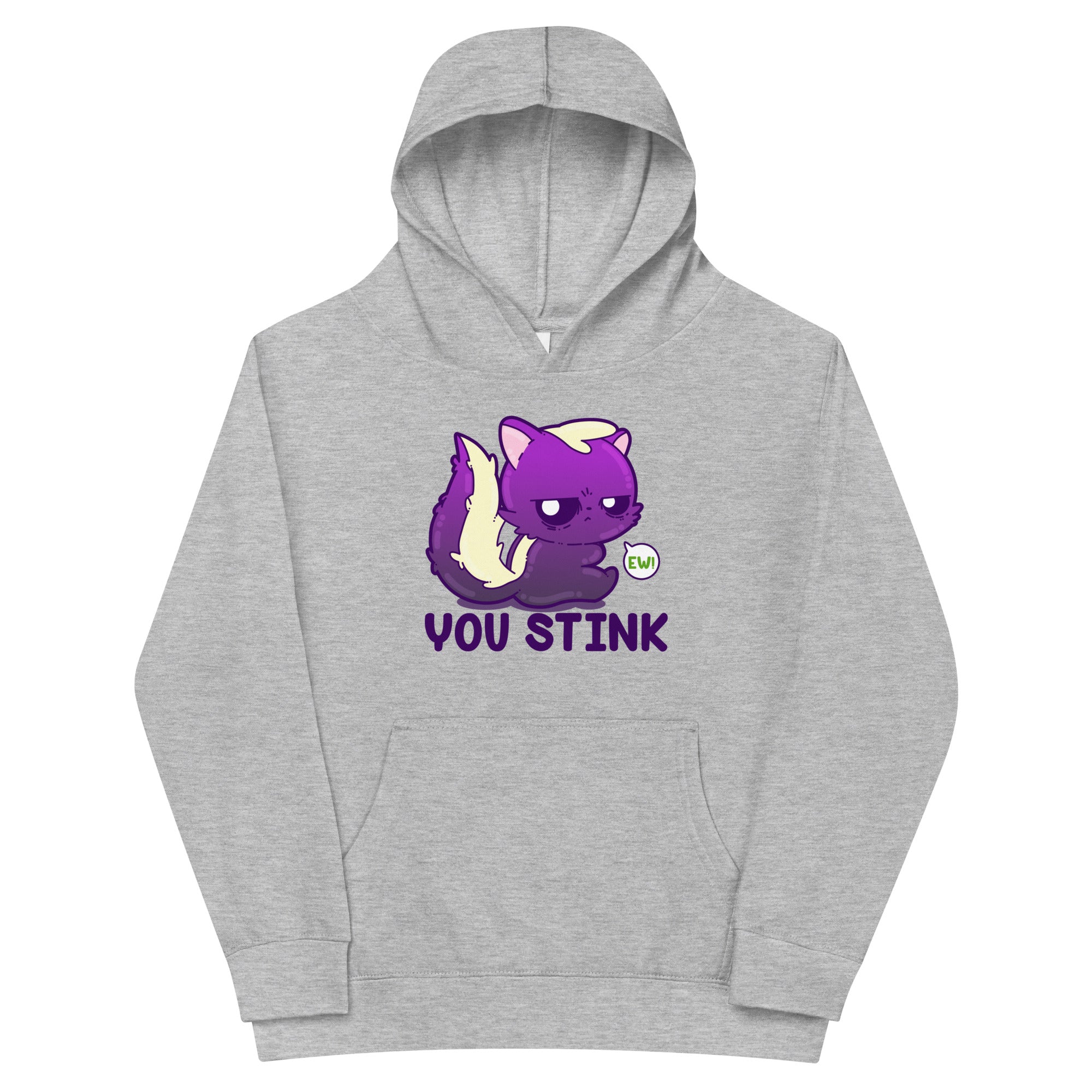 YOU STINK - Kids Fleece Hoodie - ChubbleGumLLC