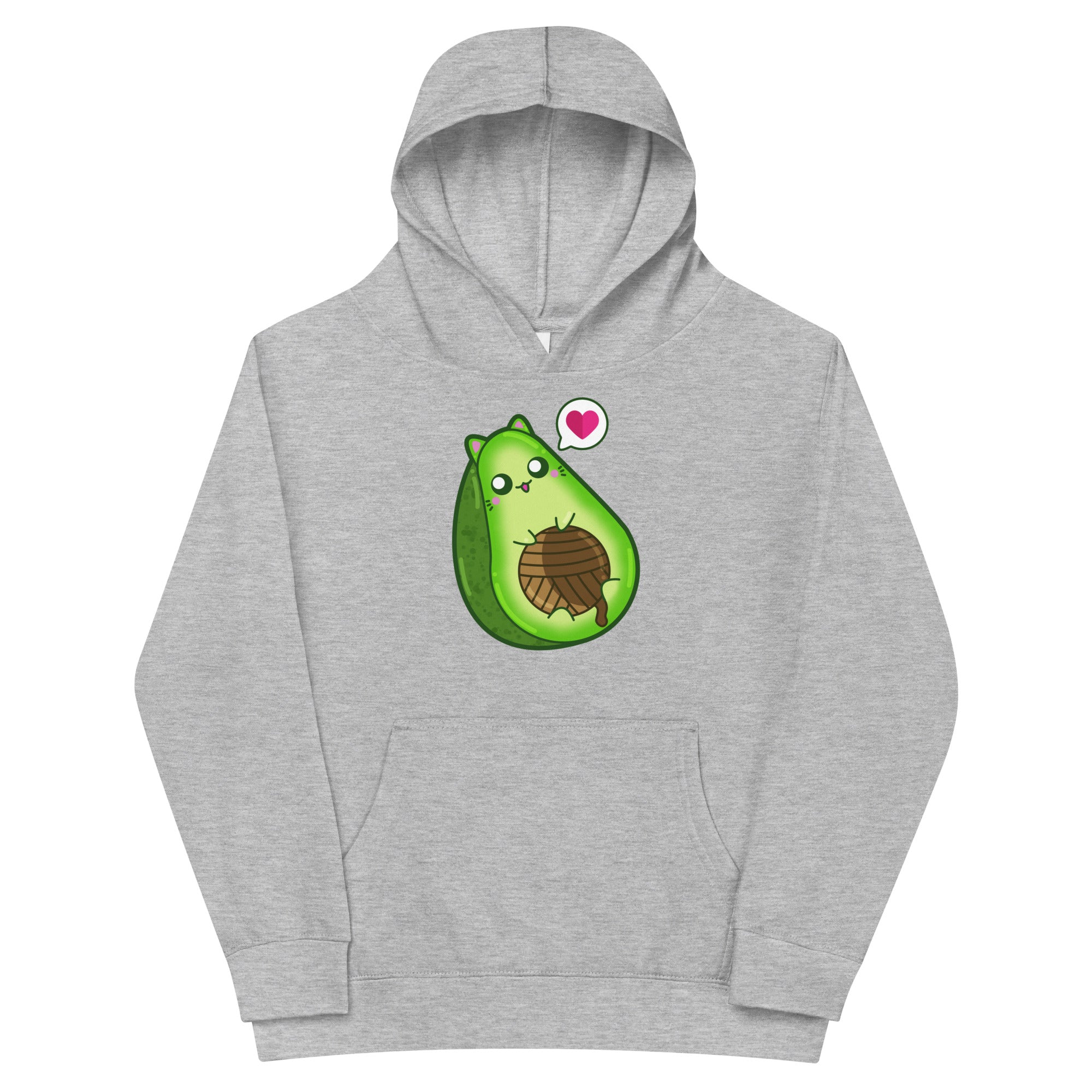 AVOCATO - Kids Fleece Hoodie - ChubbleGumLLC