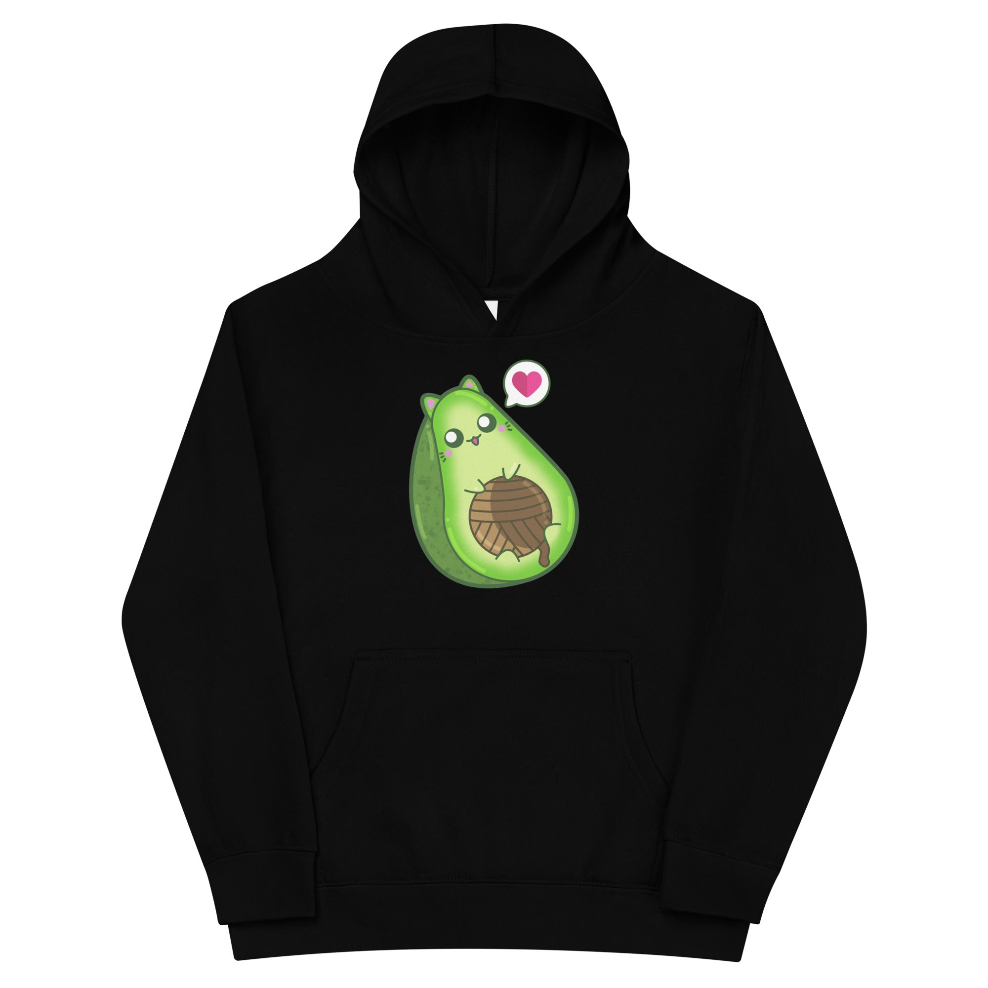 AVOCATO - Kids Fleece Hoodie - ChubbleGumLLC