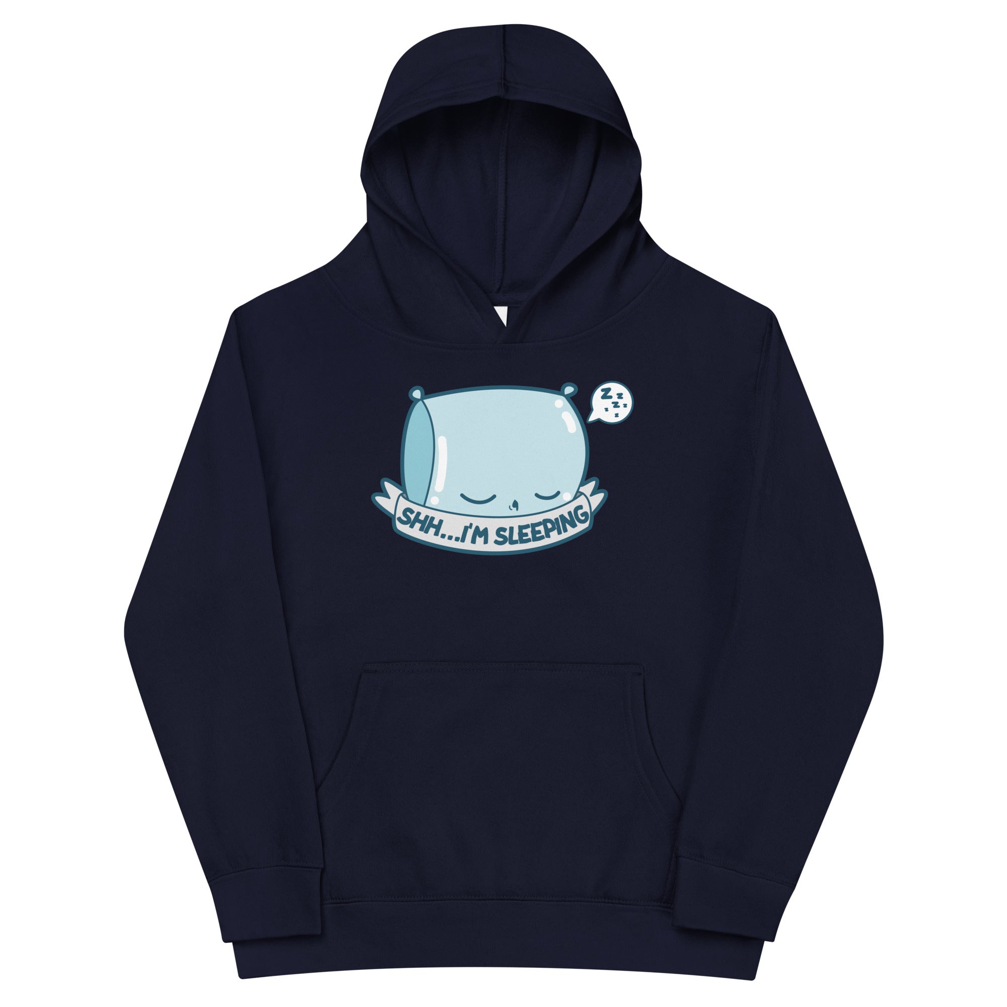 SHH IM SLEEPING - Kids Fleece Hoodie - ChubbleGumLLC