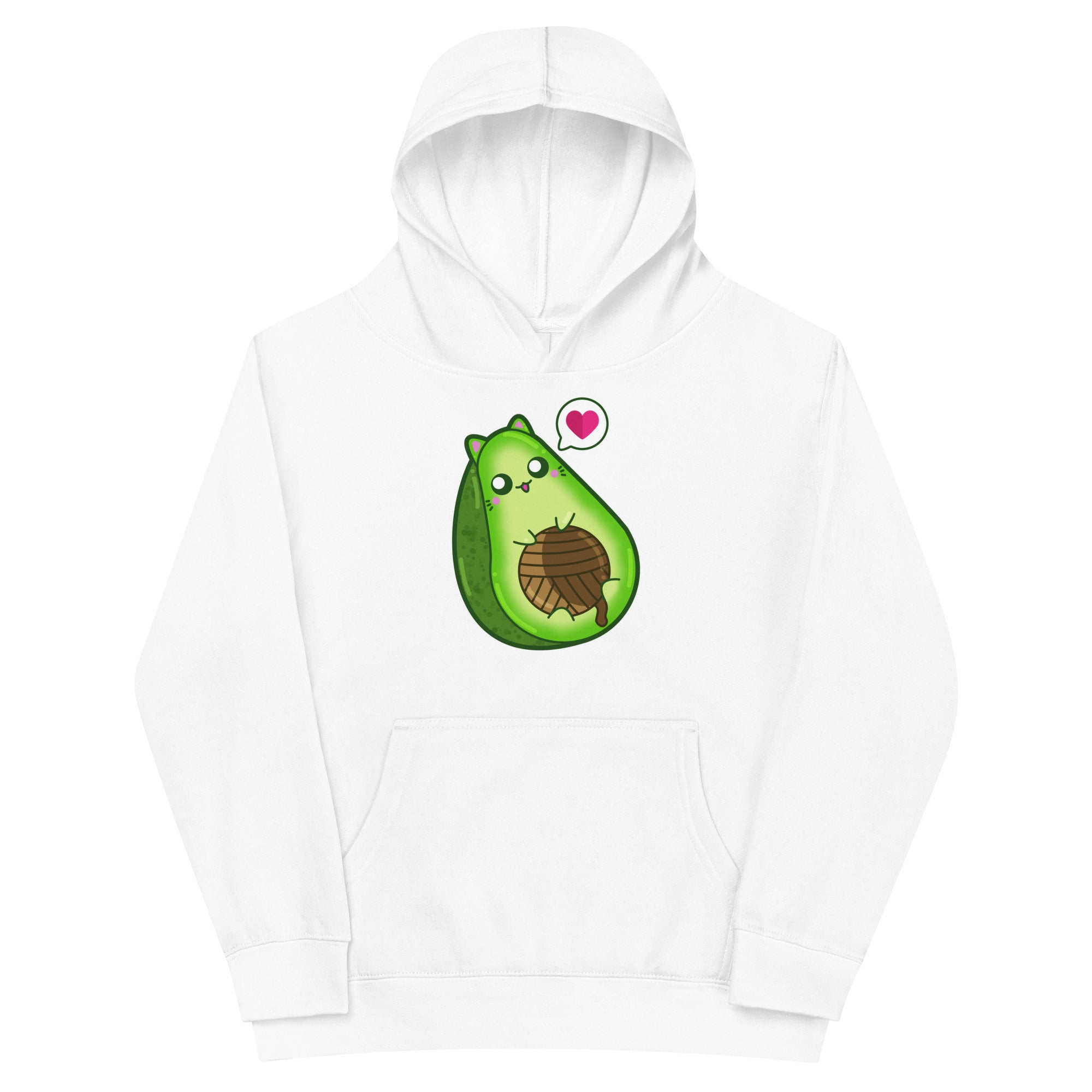 AVOCATO - Kids Fleece Hoodie - ChubbleGumLLC