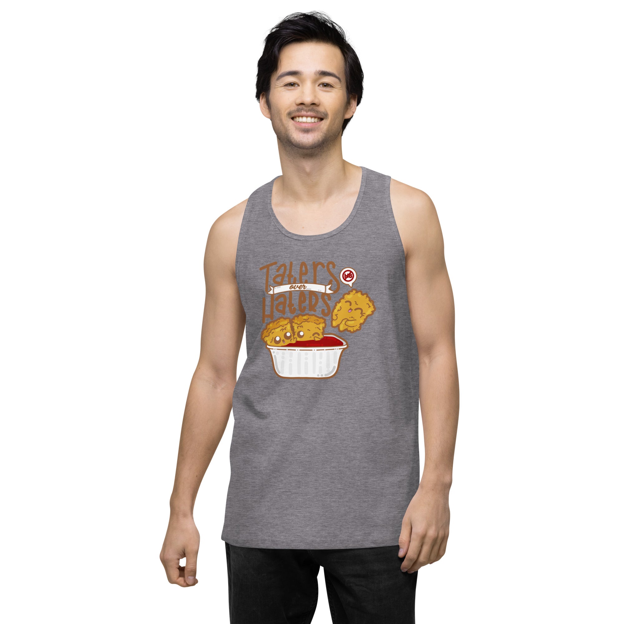 TATERS OVER HATERS - Premium Tank Top - ChubbleGumLLC