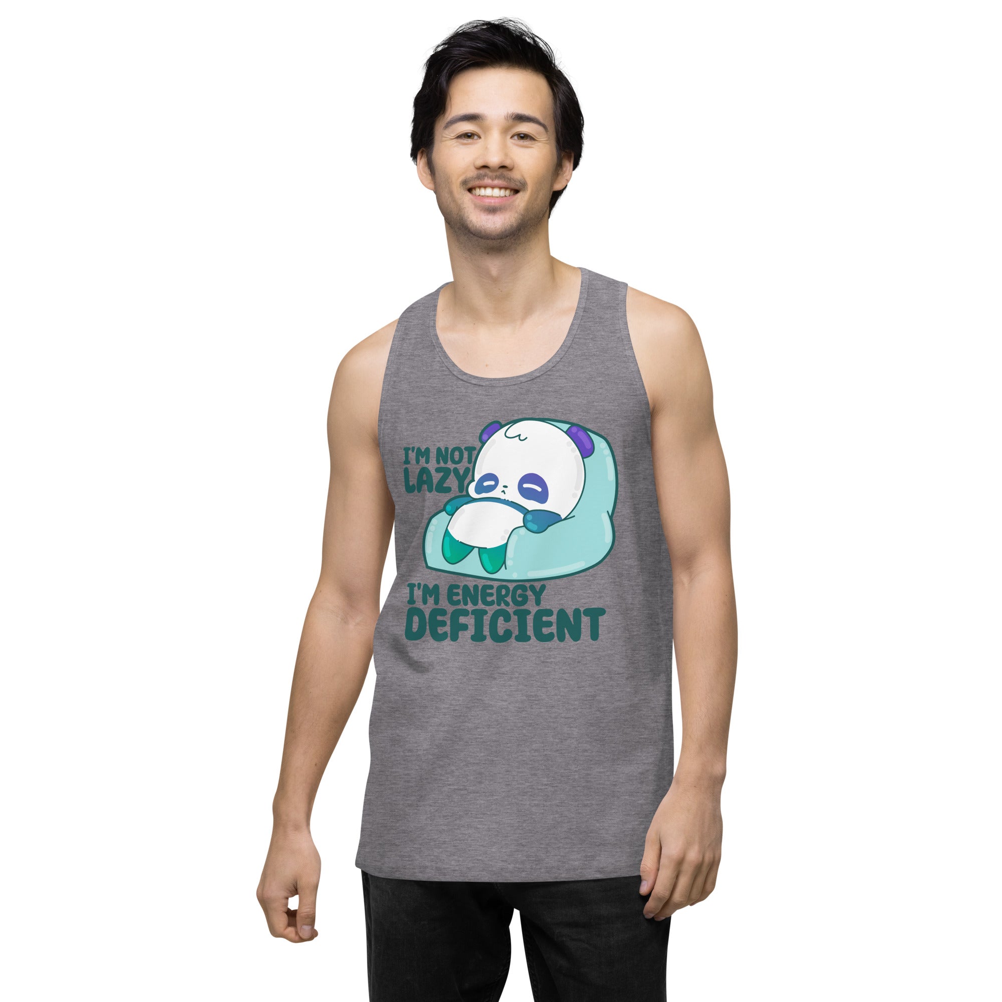 IM NOT LAZY - Premium Tank Top - ChubbleGumLLC