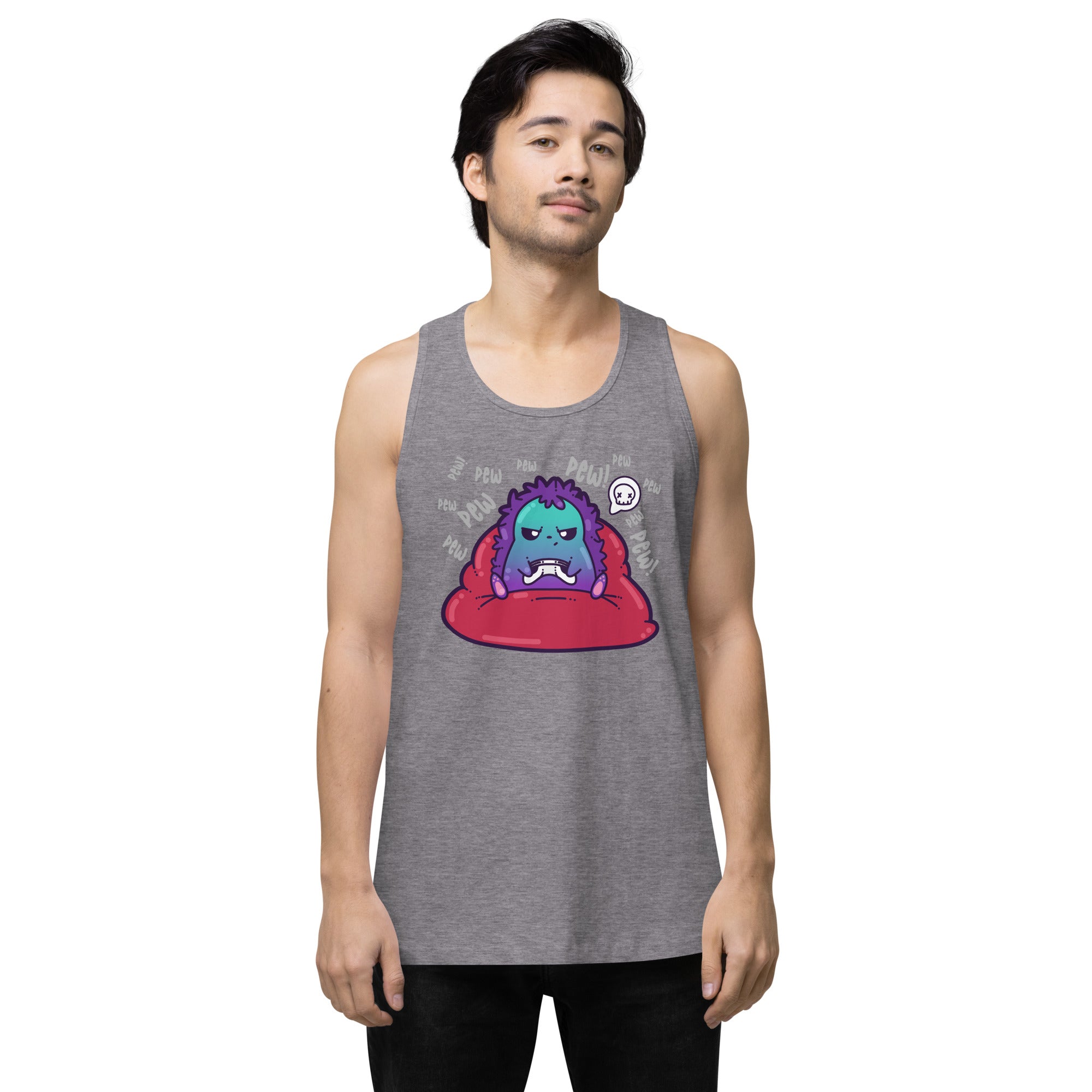 PEW PEW PEW - Premium Tank Top - ChubbleGumLLC