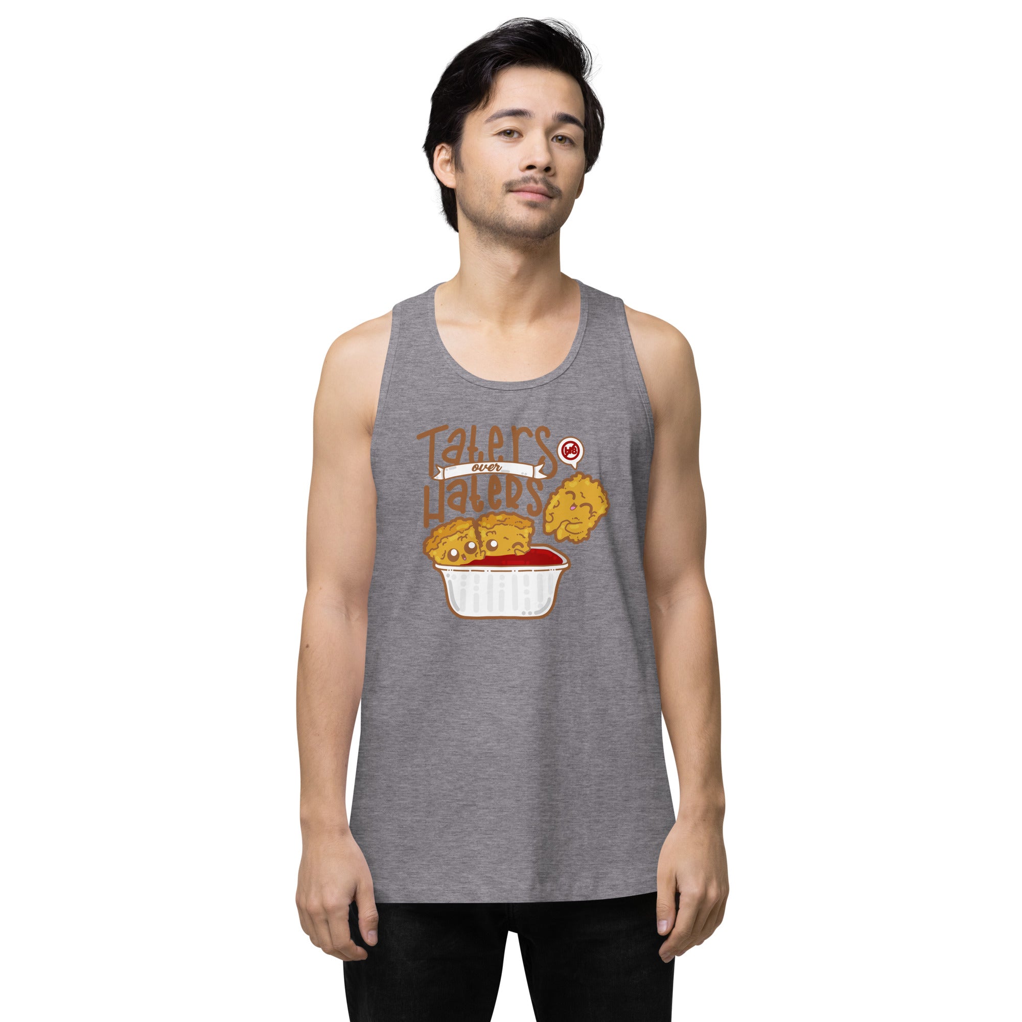 TATERS OVER HATERS - Premium Tank Top - ChubbleGumLLC