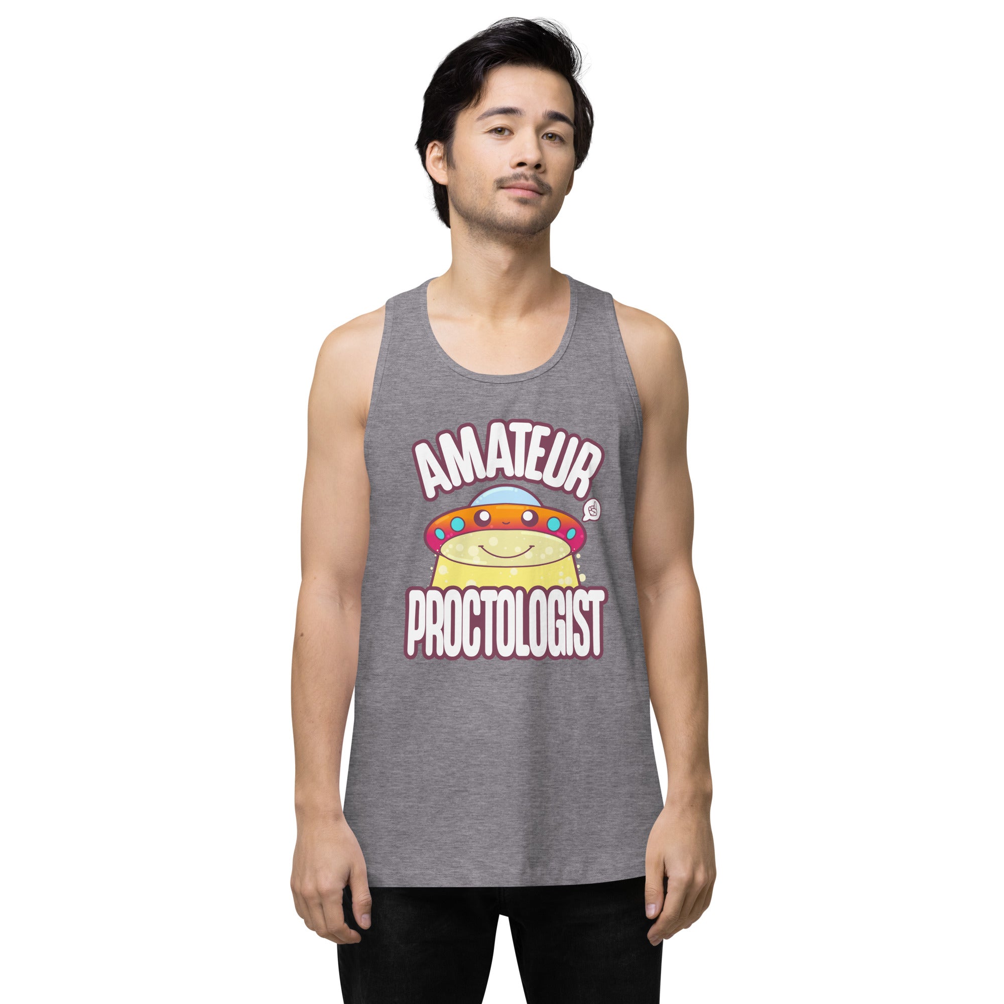AMATEUR PROCTOLOGIST - Premium Tank Top - ChubbleGumLLC