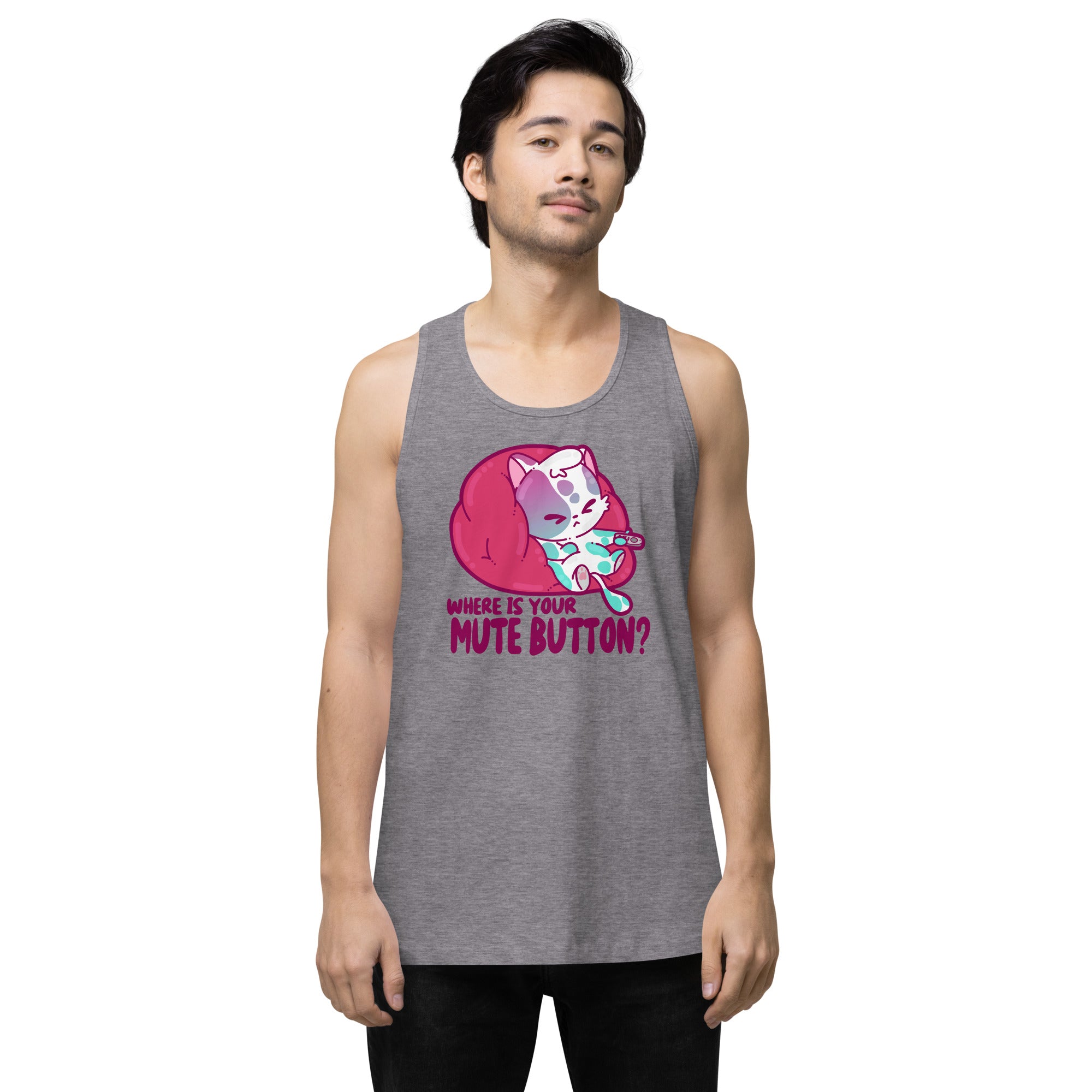 MUTE BUTTON - Premium Tank Top