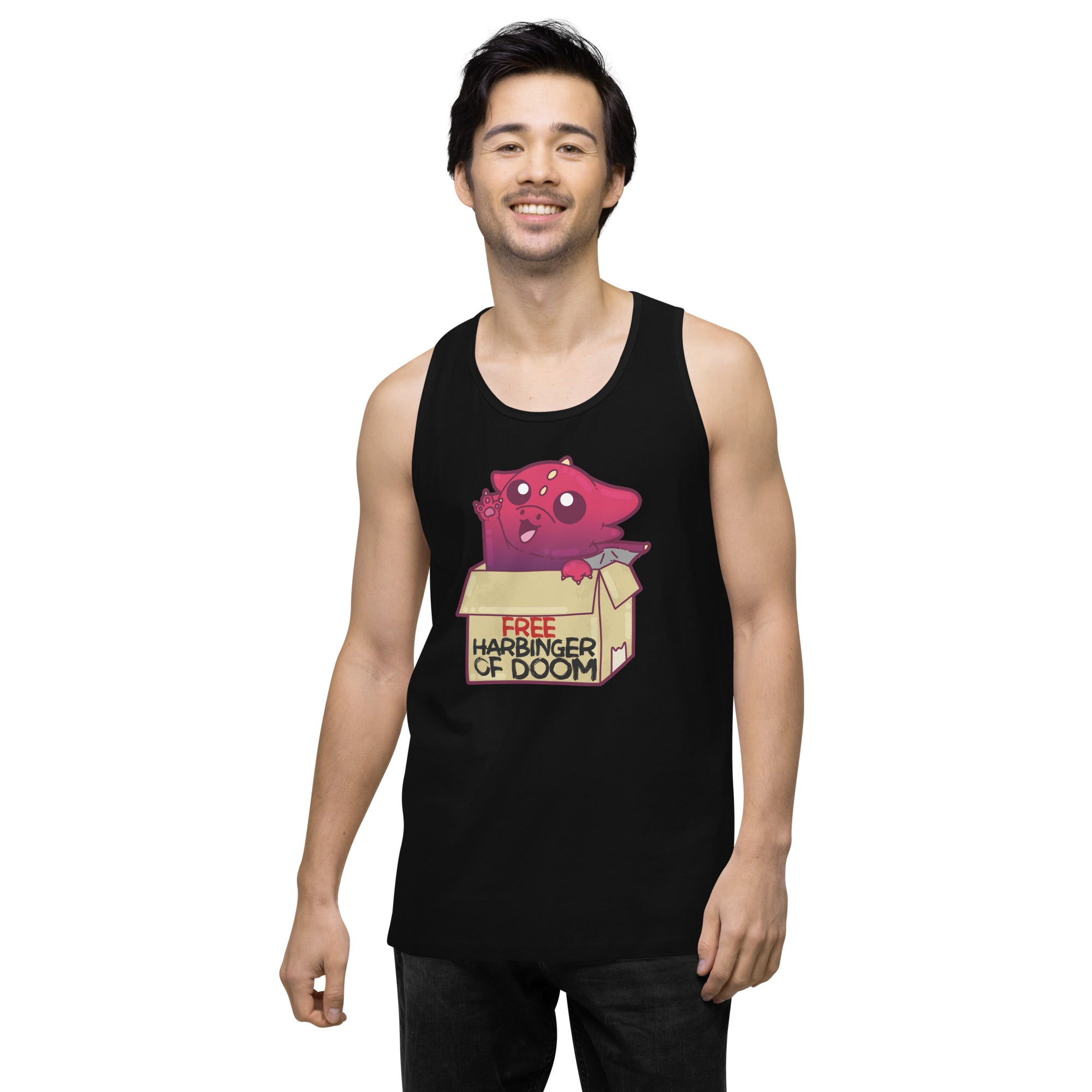 FREE HARBINGER OF DOOM - Premium Tank Top - ChubbleGumLLC