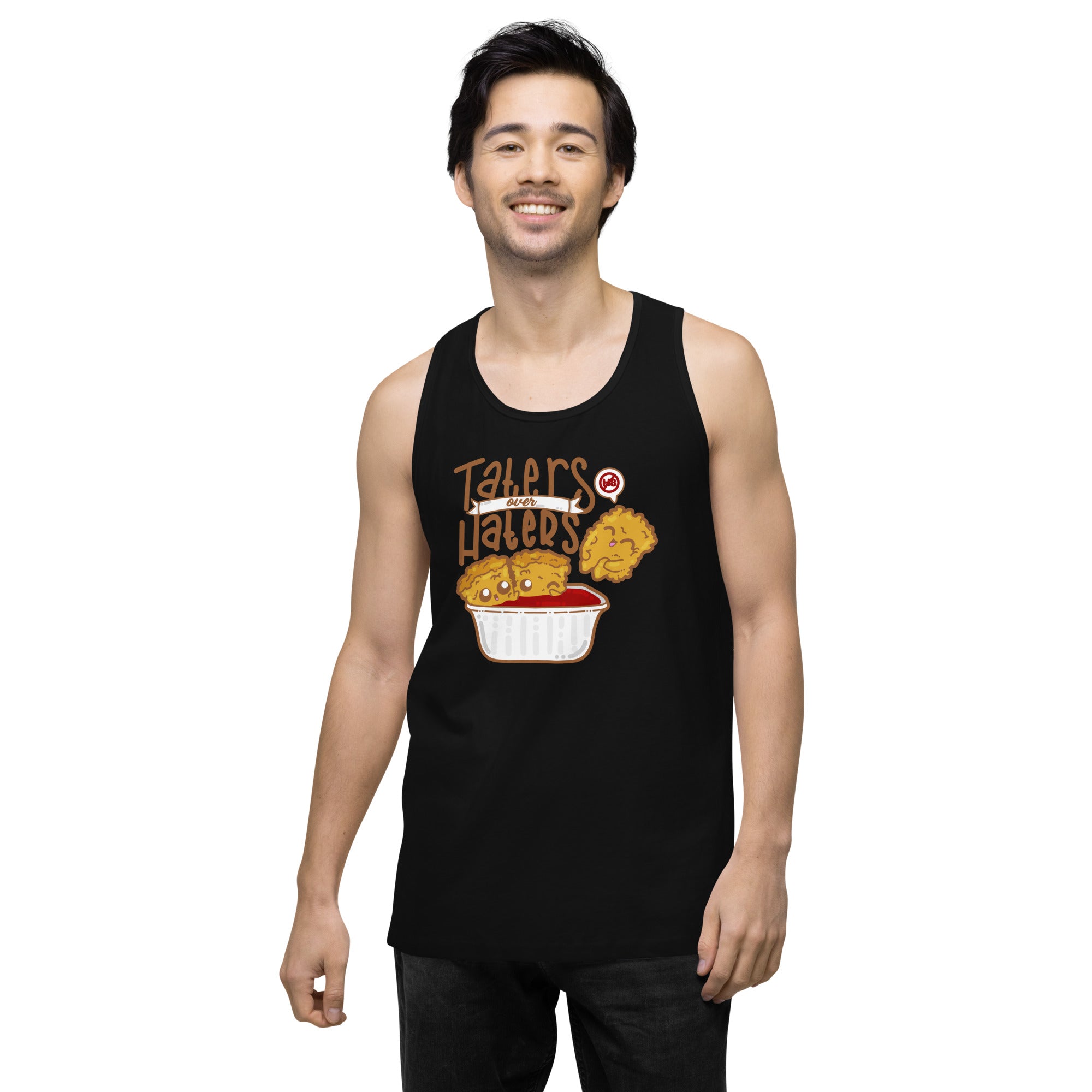 TATERS OVER HATERS - Premium Tank Top - ChubbleGumLLC