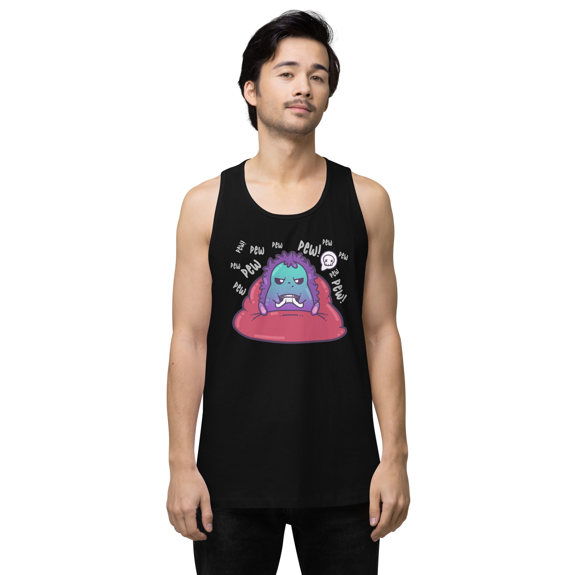 PEW PEW PEW - Premium Tank Top - ChubbleGumLLC