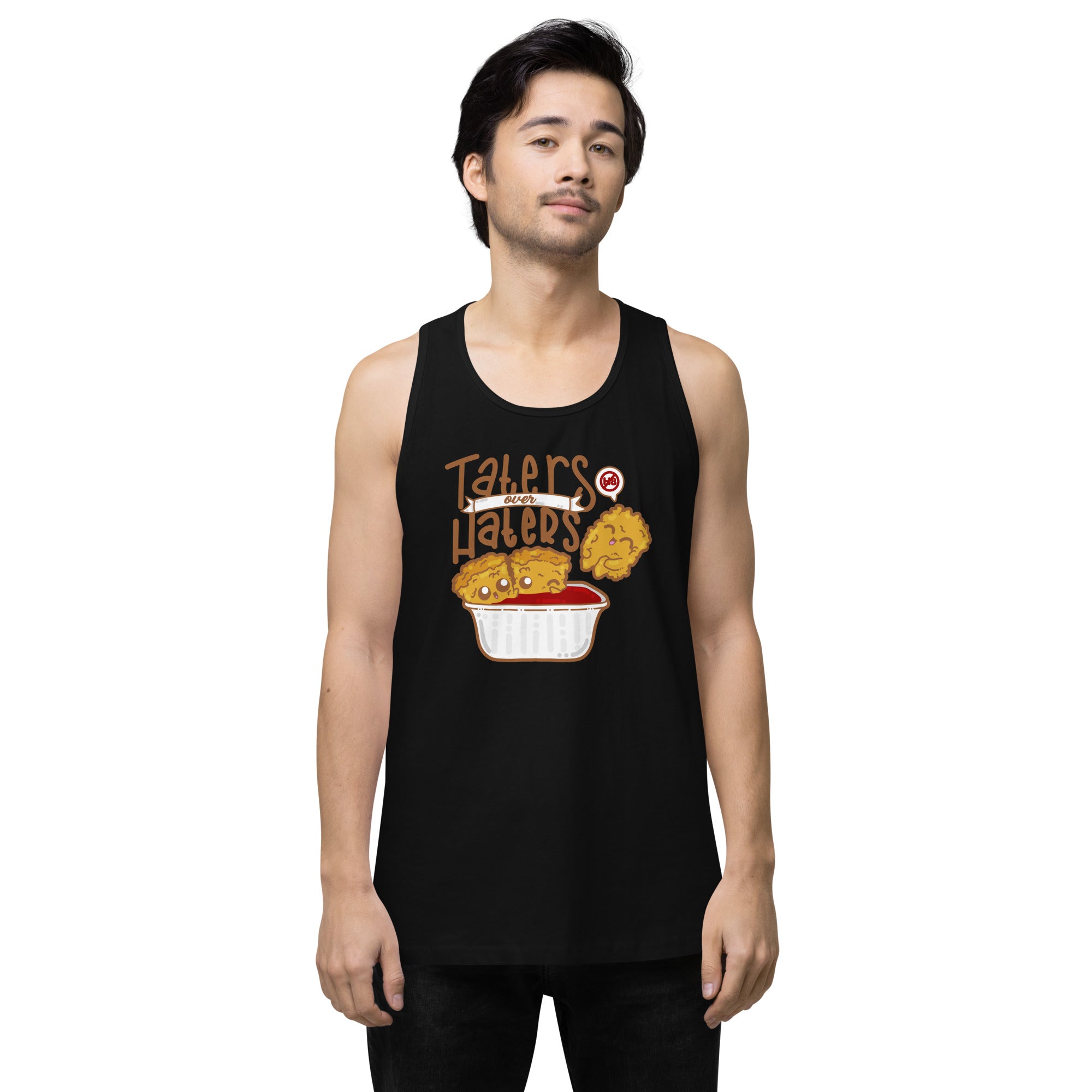 TATERS OVER HATERS - Premium Tank Top - ChubbleGumLLC