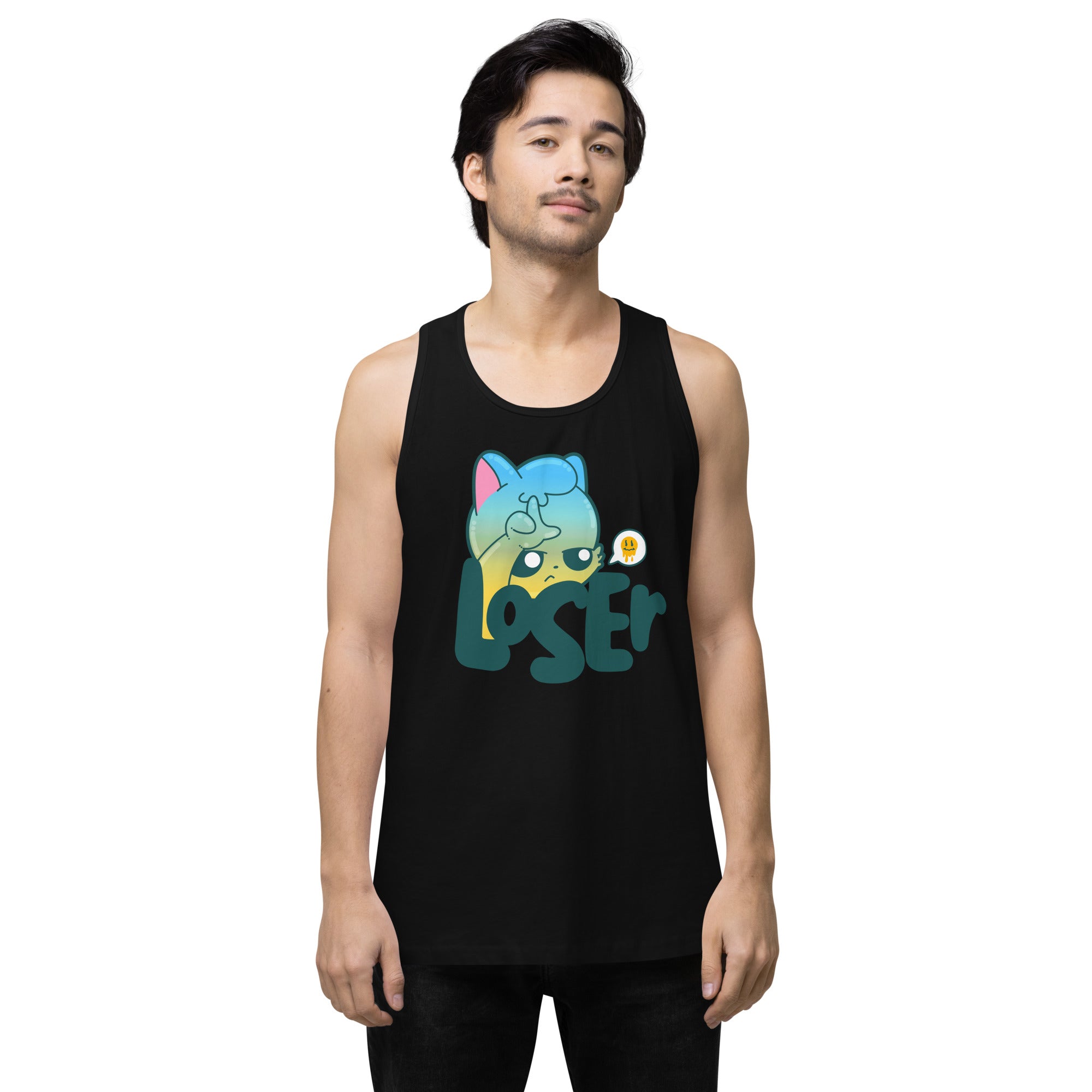 LOSER - Premium Tank Top - ChubbleGumLLC