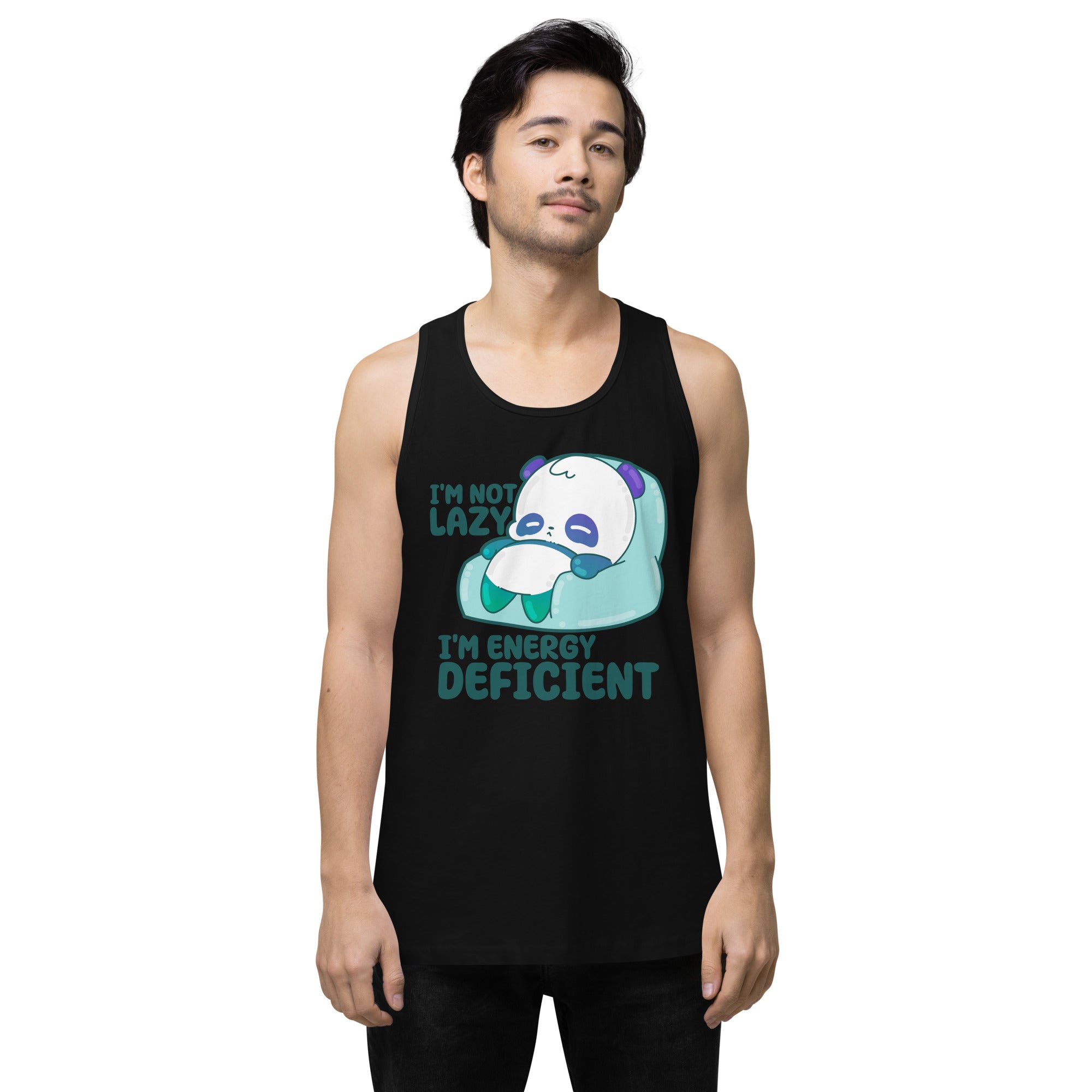 IM NOT LAZY - Premium Tank Top - ChubbleGumLLC