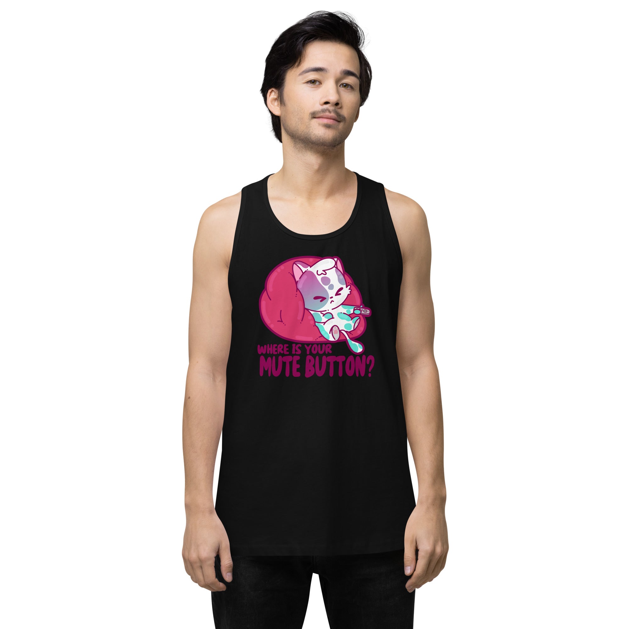 MUTE BUTTON - Premium Tank Top