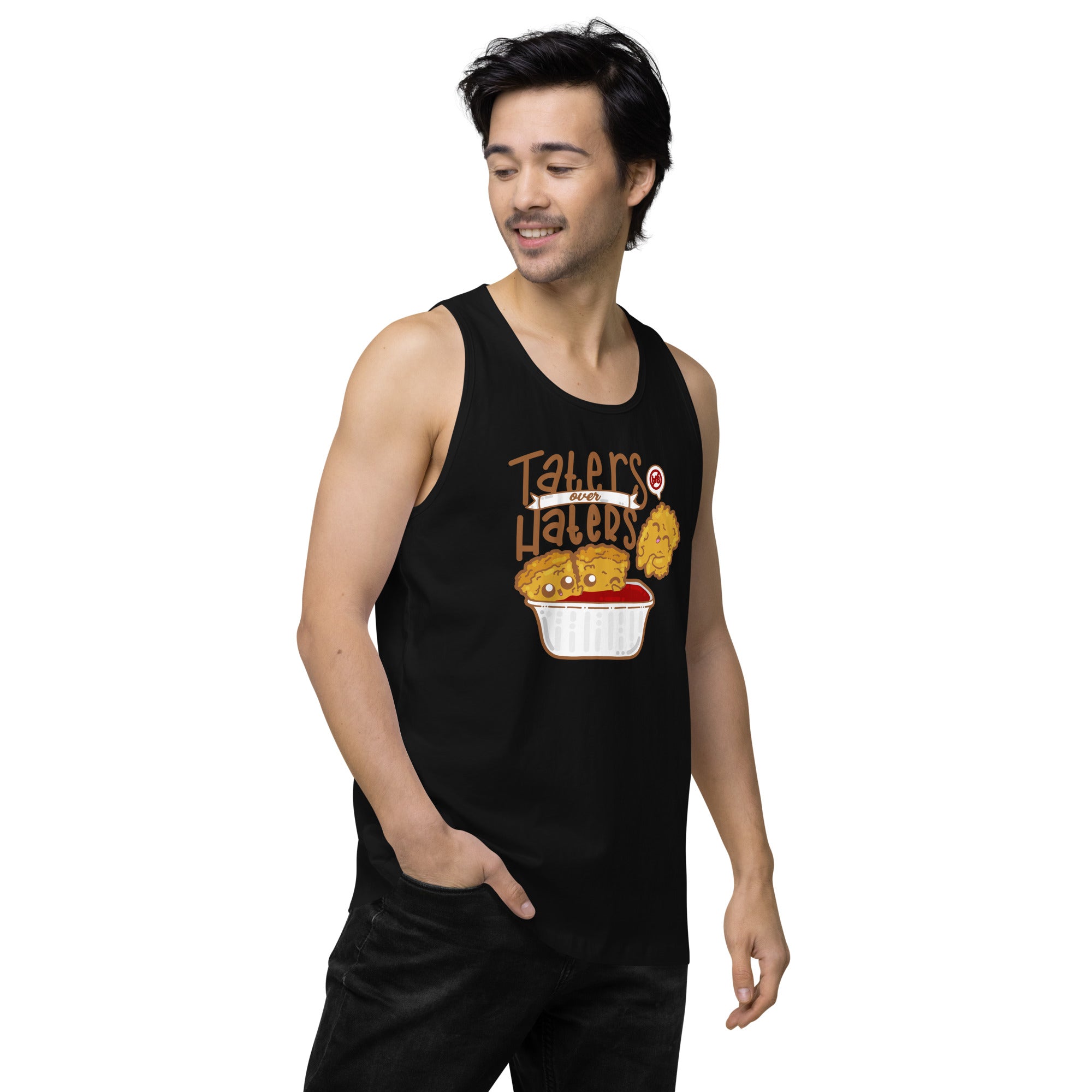 TATERS OVER HATERS - Premium Tank Top - ChubbleGumLLC