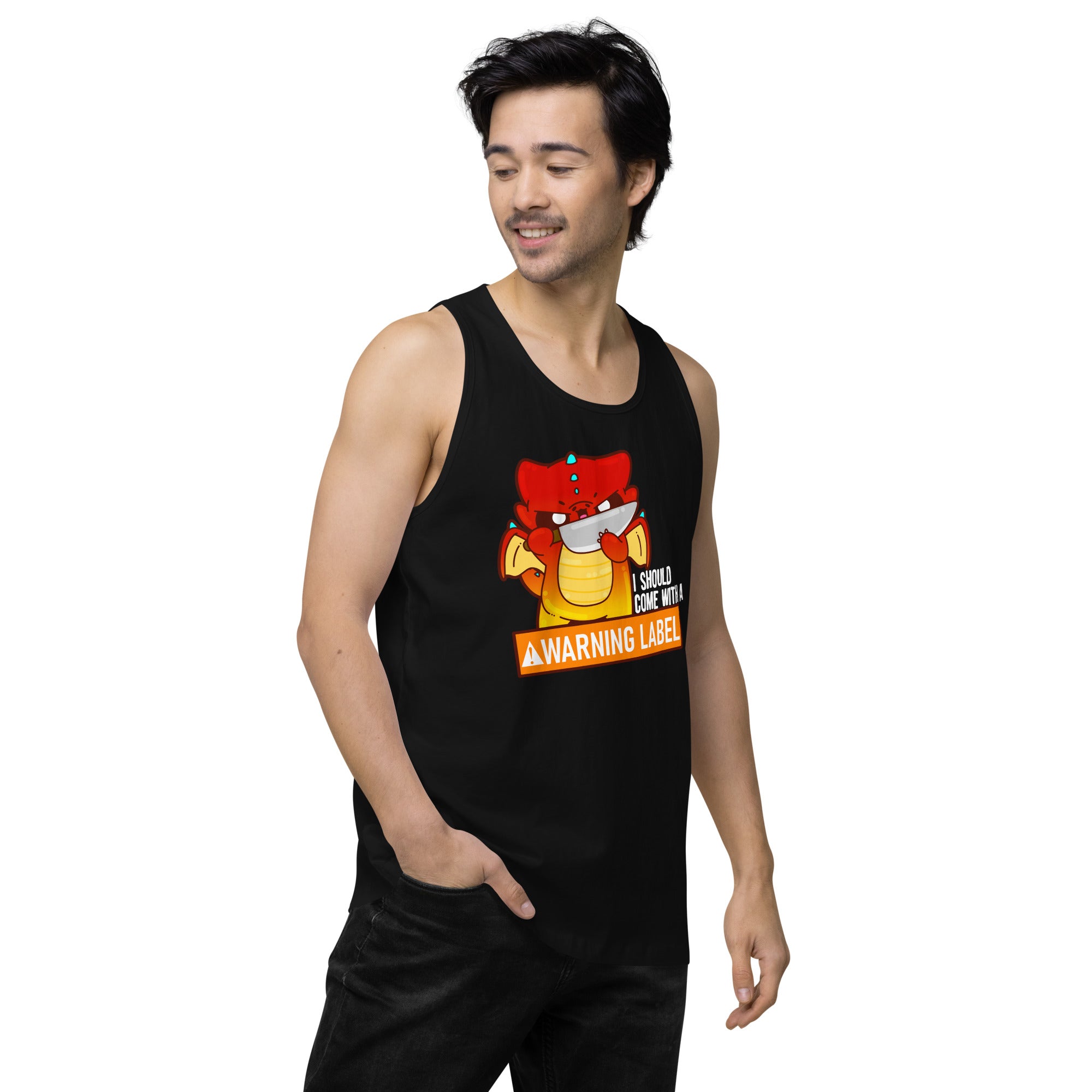 I SHOUKD COME WITH A WARNING LABEL - Tank - ChubbleGumLLC