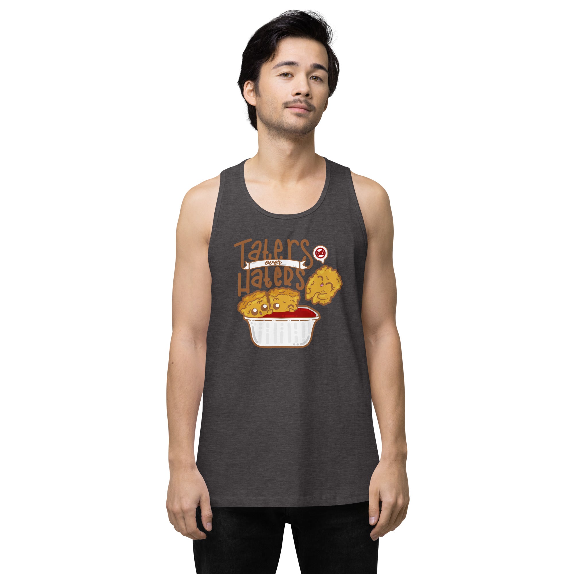 TATERS OVER HATERS - Premium Tank Top - ChubbleGumLLC