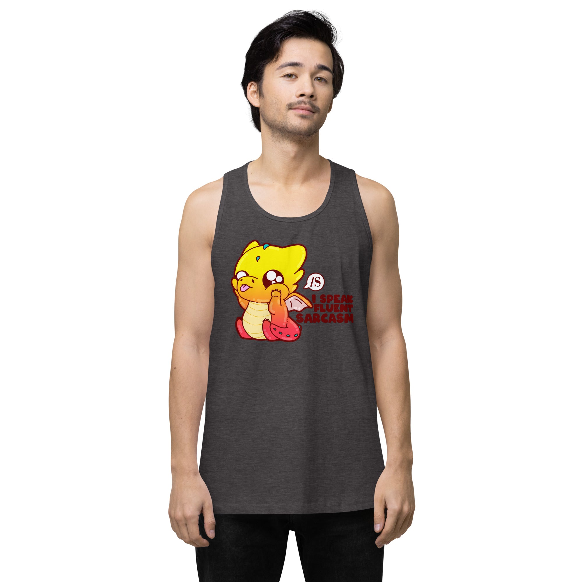 I SOEAK FLUENT SARCASM - Tank - ChubbleGumLLC