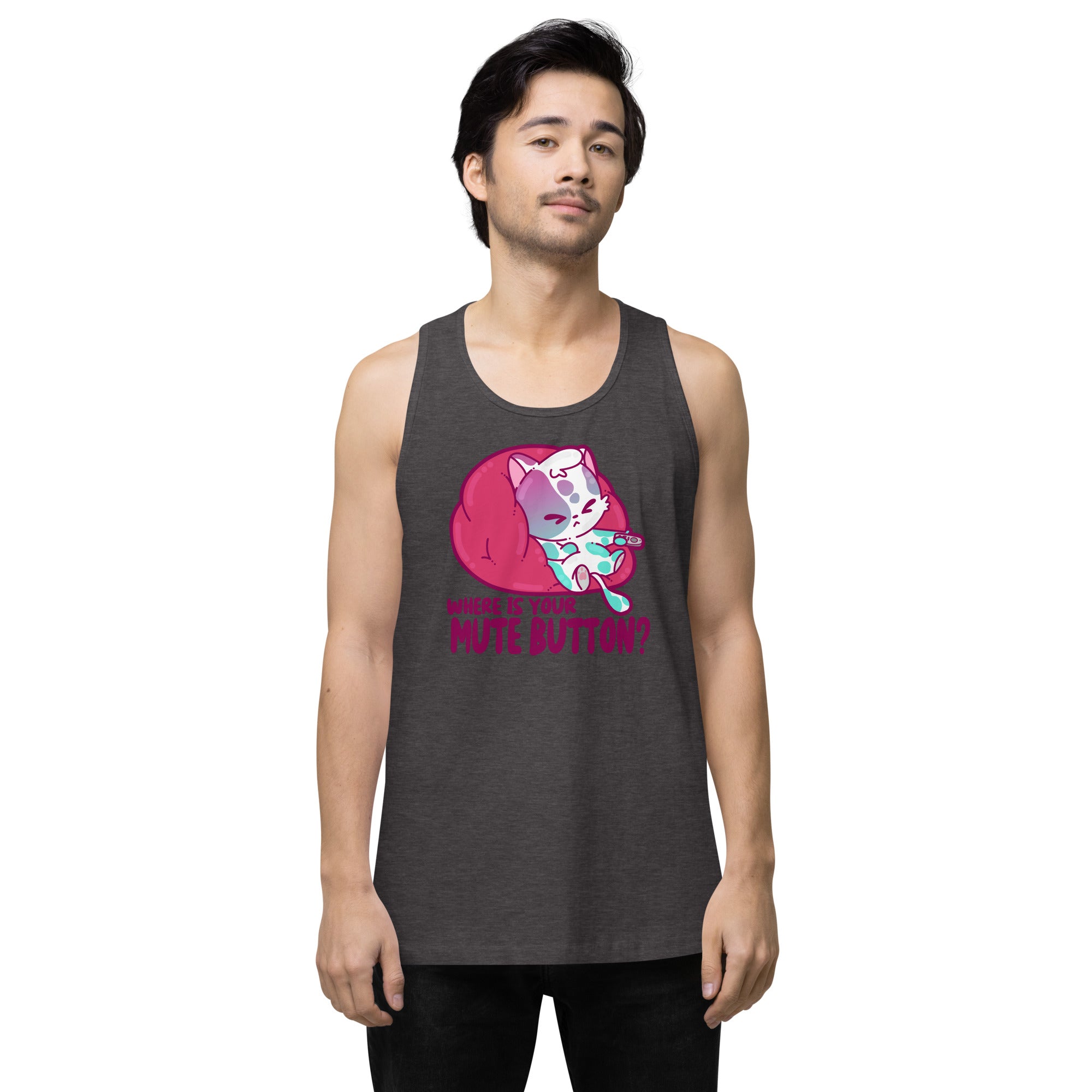 MUTE BUTTON - Premium Tank Top