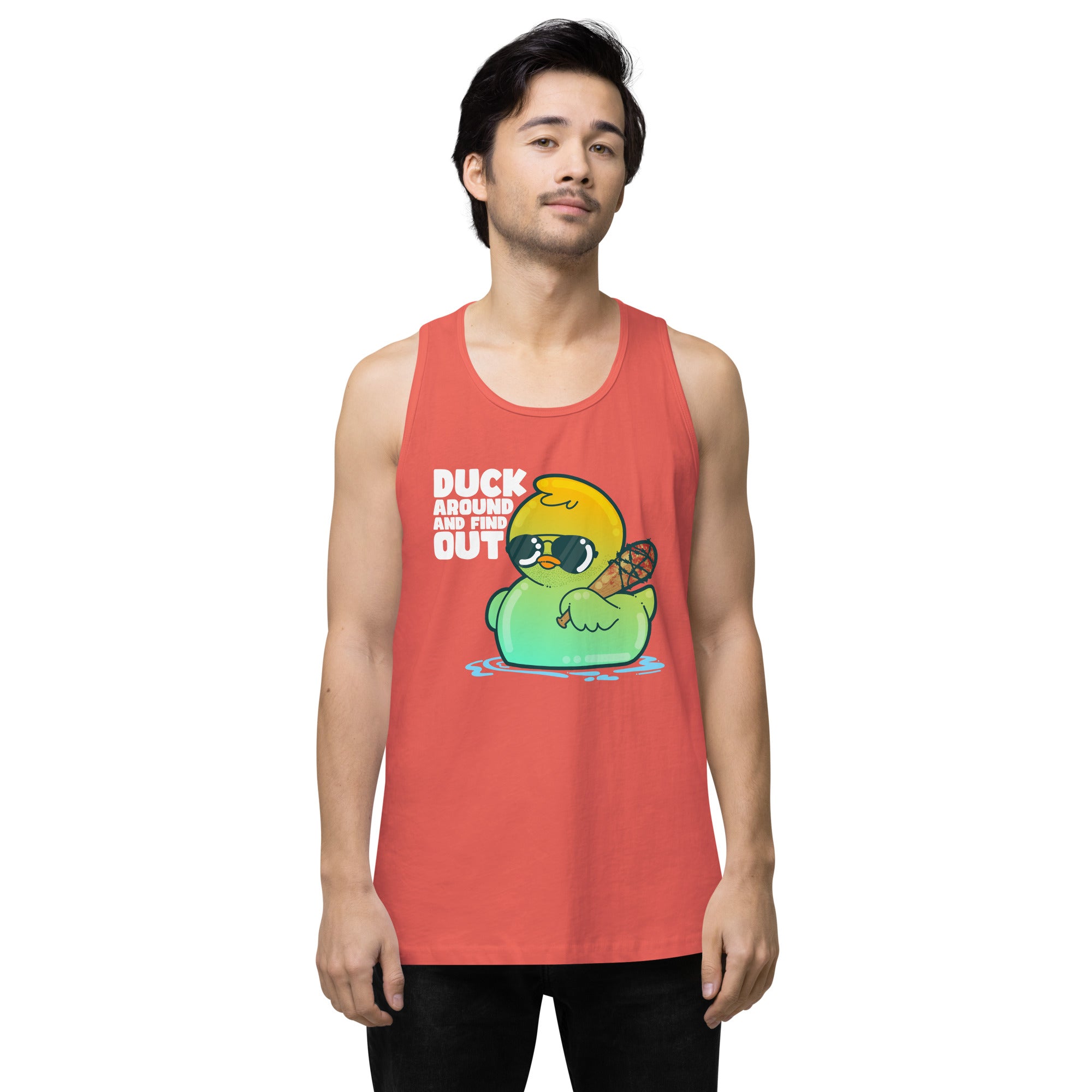 DUCK AROUND AND FIND OUT - Modded Premium Tank Top - ChubbleGumLLC