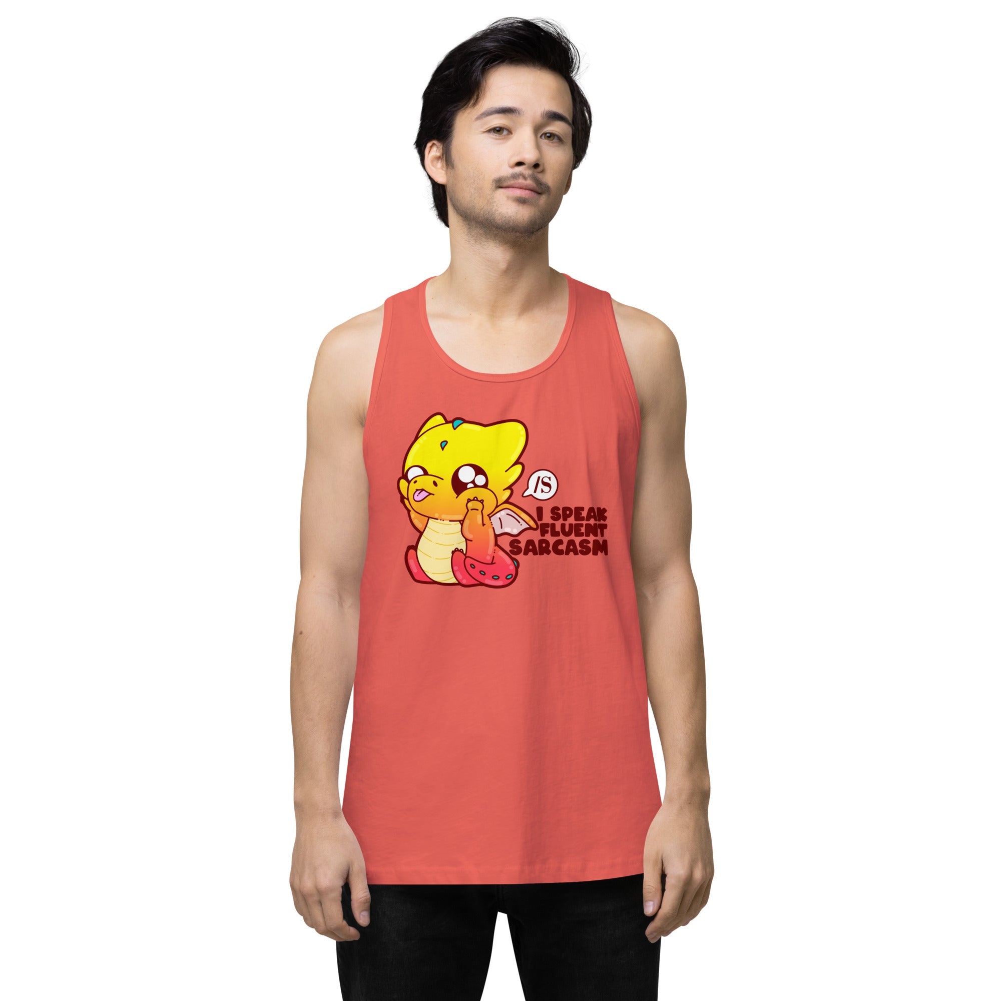I SOEAK FLUENT SARCASM - Tank - ChubbleGumLLC