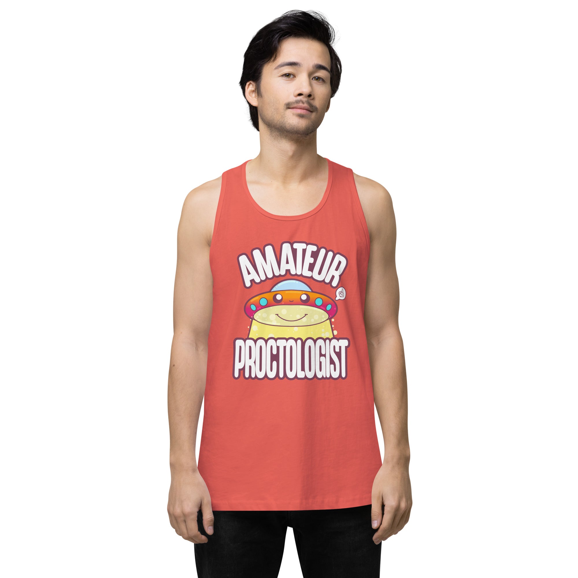 AMATEUR PROCTOLOGIST - Premium Tank Top - ChubbleGumLLC
