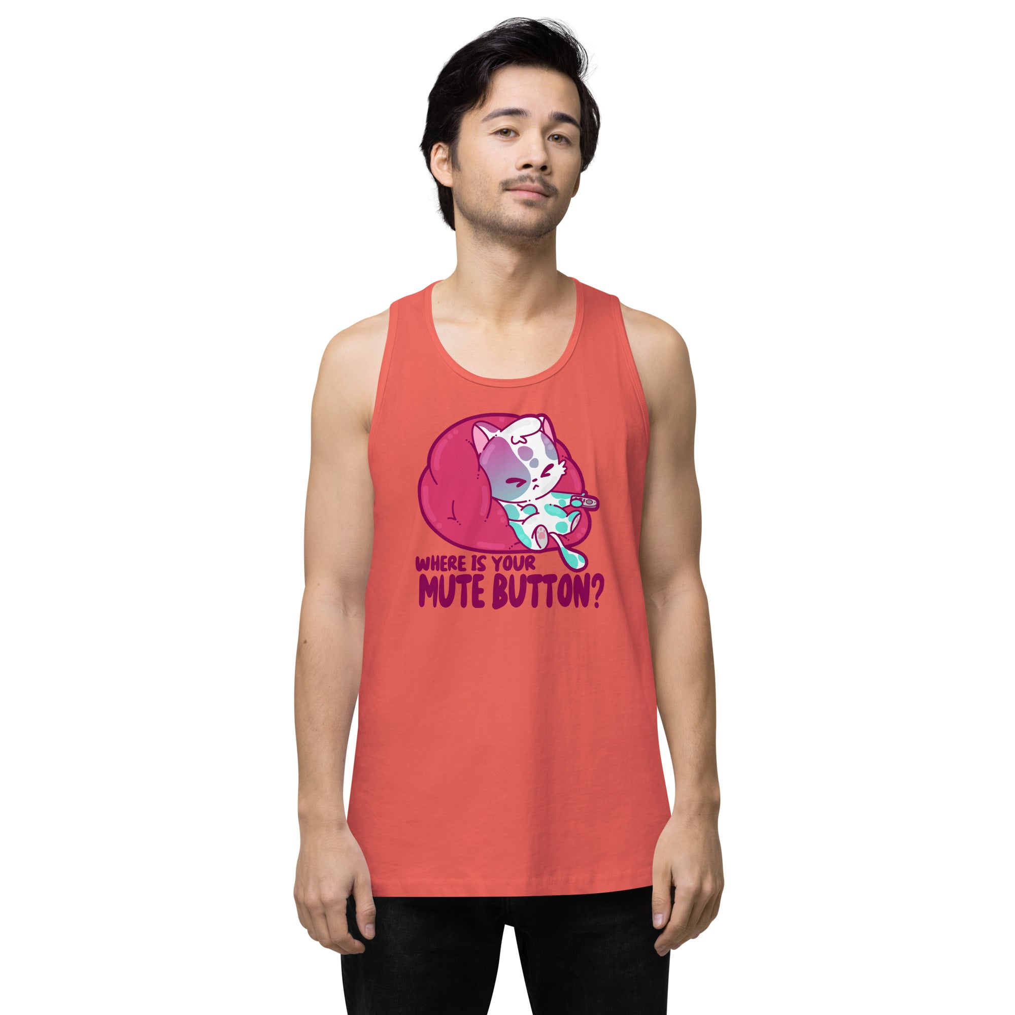 MUTE BUTTON - Premium Tank Top