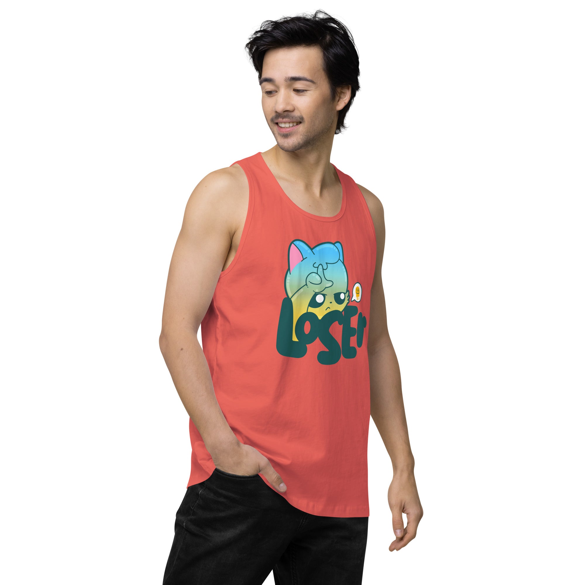 LOSER - Premium Tank Top - ChubbleGumLLC