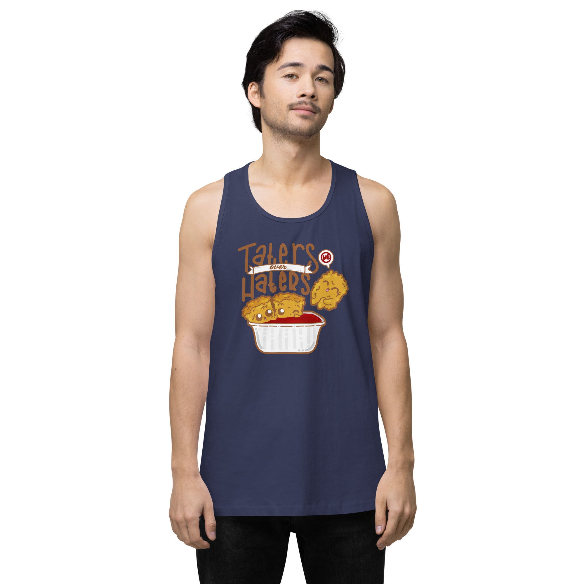 TATERS OVER HATERS - Premium Tank Top - ChubbleGumLLC