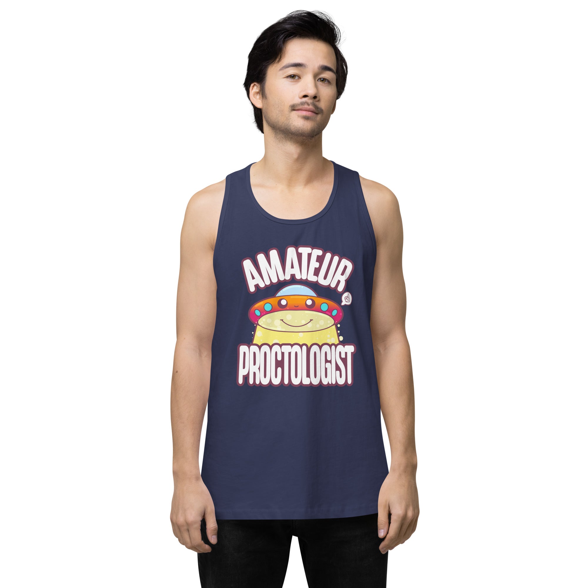 AMATEUR PROCTOLOGIST - Premium Tank Top - ChubbleGumLLC