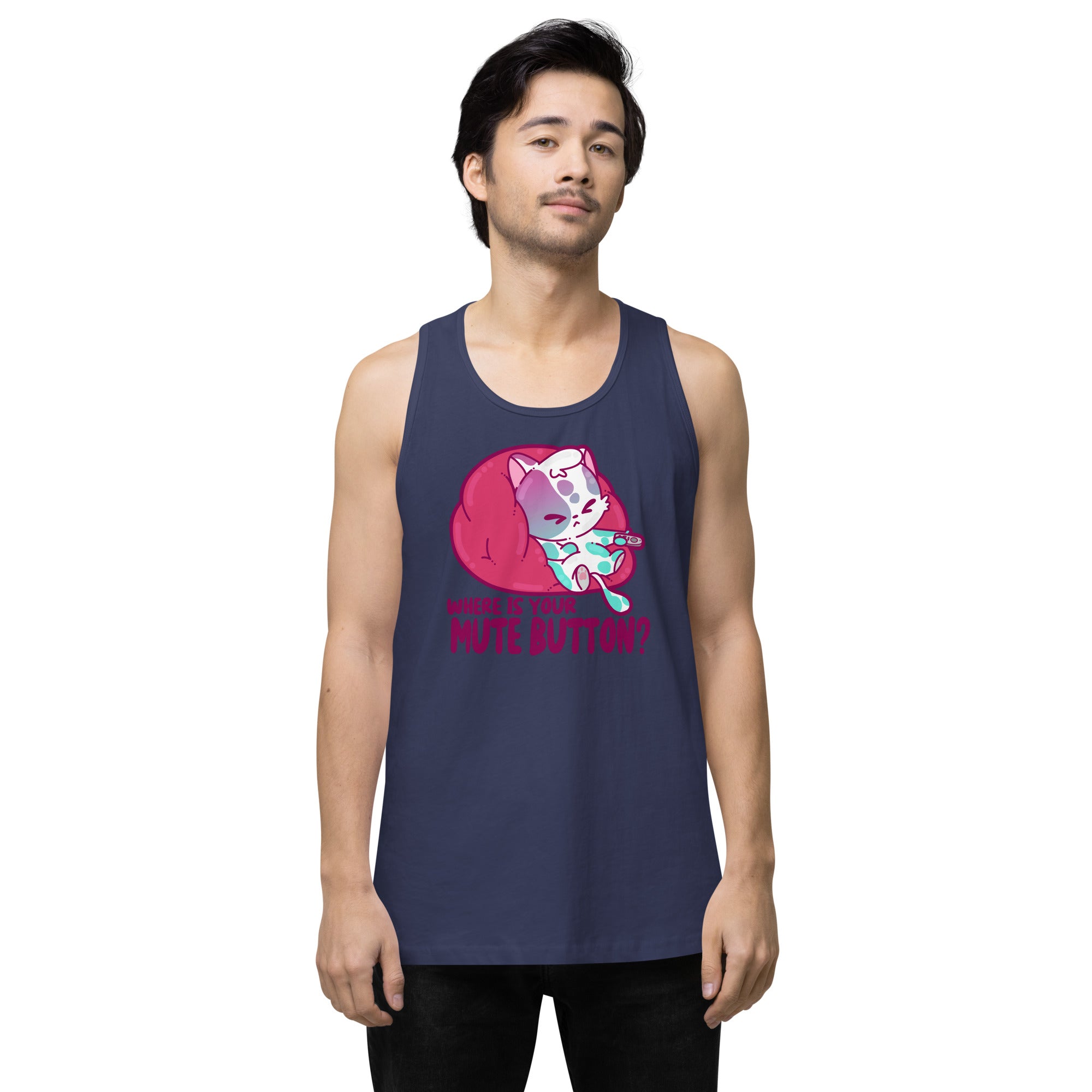 MUTE BUTTON - Premium Tank Top