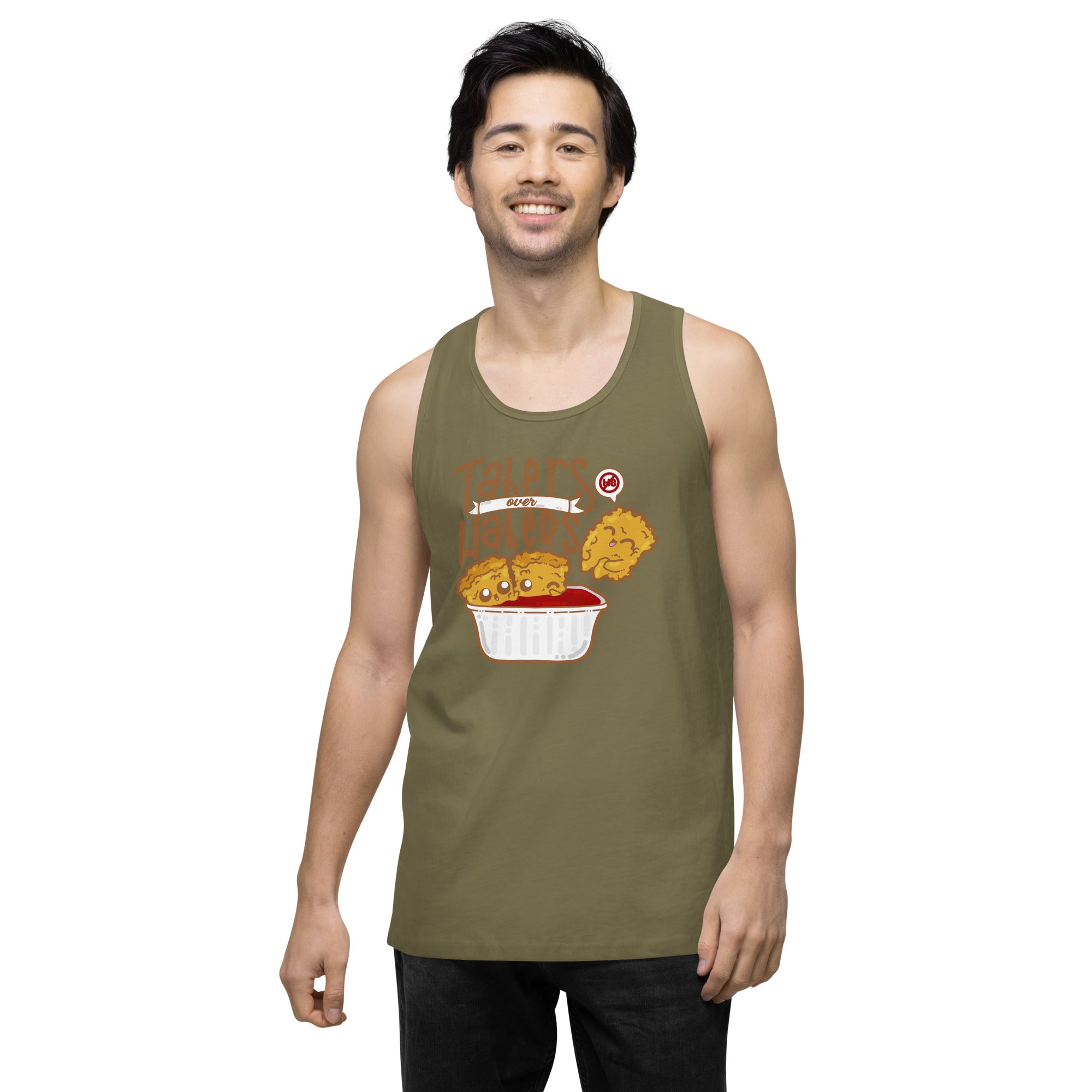 TATERS OVER HATERS - Premium Tank Top - ChubbleGumLLC