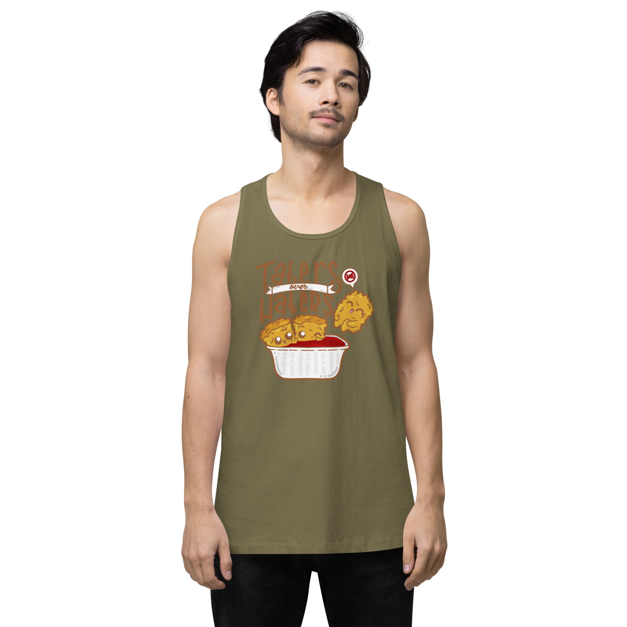TATERS OVER HATERS - Premium Tank Top - ChubbleGumLLC