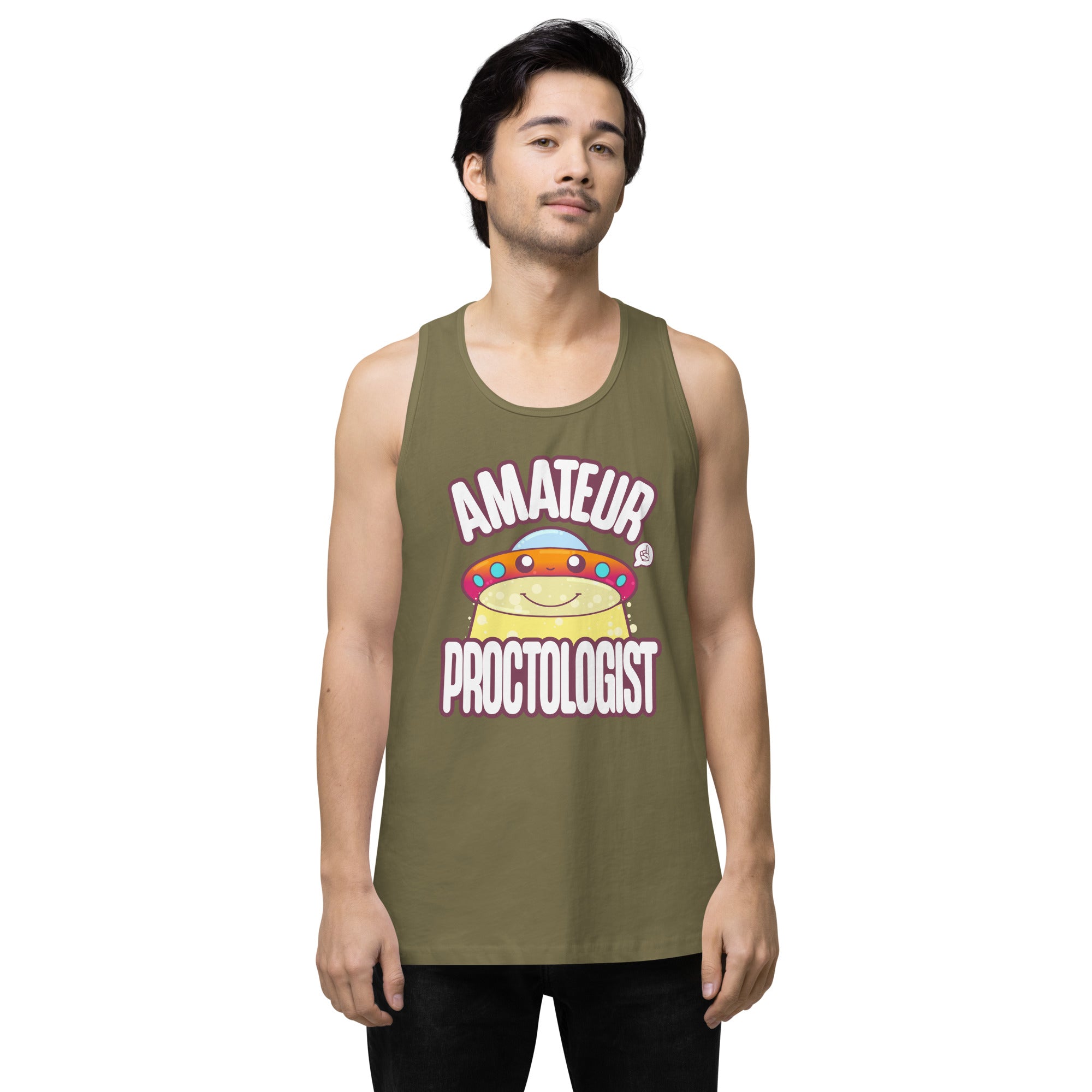 AMATEUR PROCTOLOGIST - Premium Tank Top - ChubbleGumLLC